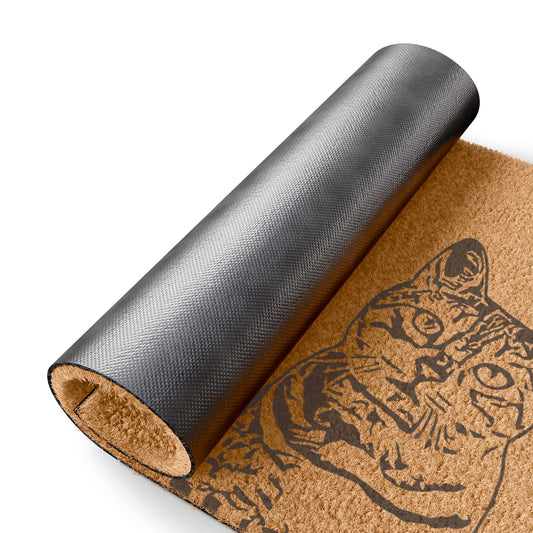 Funny Pet Doormat – “Sorry, the Cat’s An Asshole” Welcome Mat | Pet Lover Gift, Cat Owner Home Decor, Funny Housewarming Gift, Outdoor Entry Mat