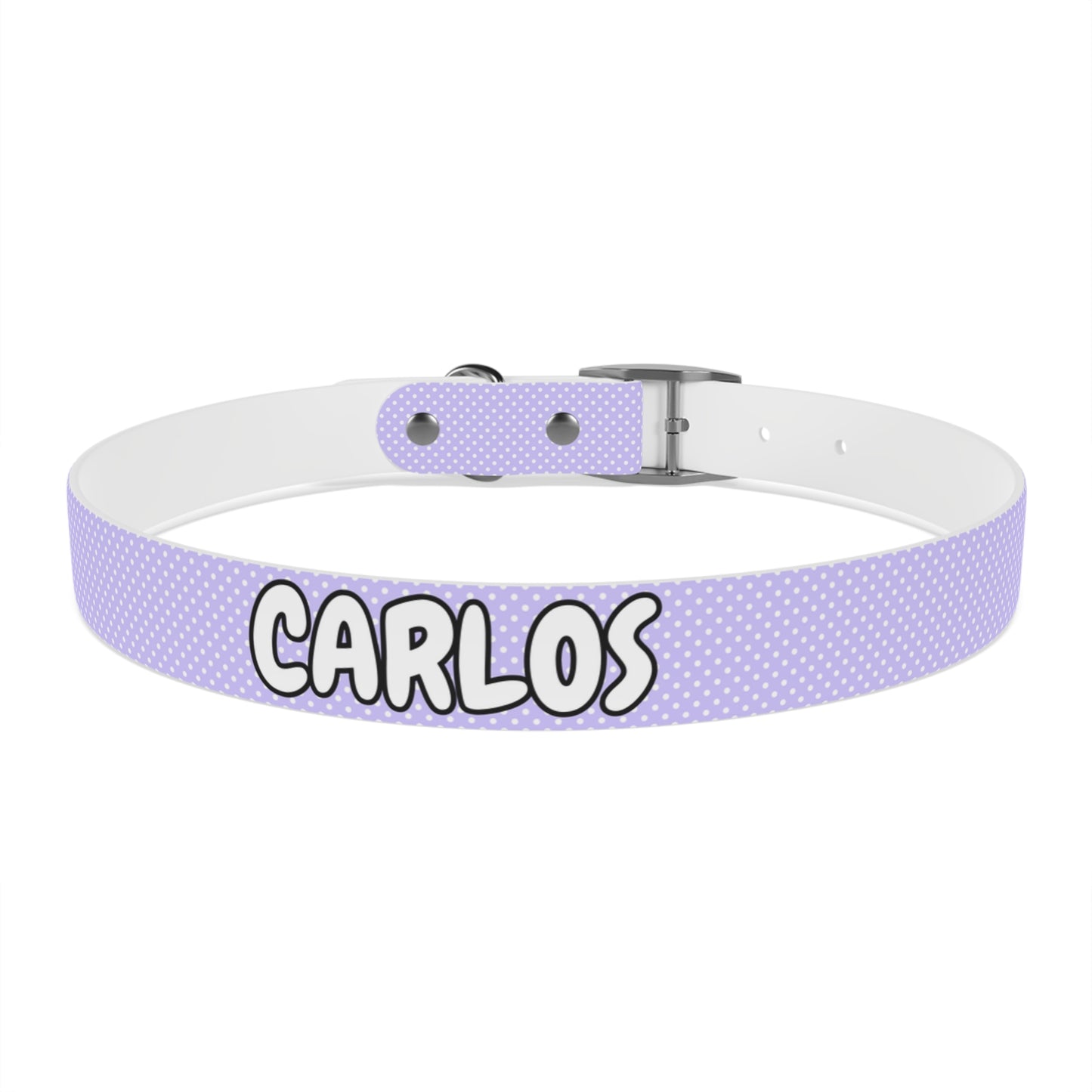 Custom Name Adjustable Pet Collar - Purple
