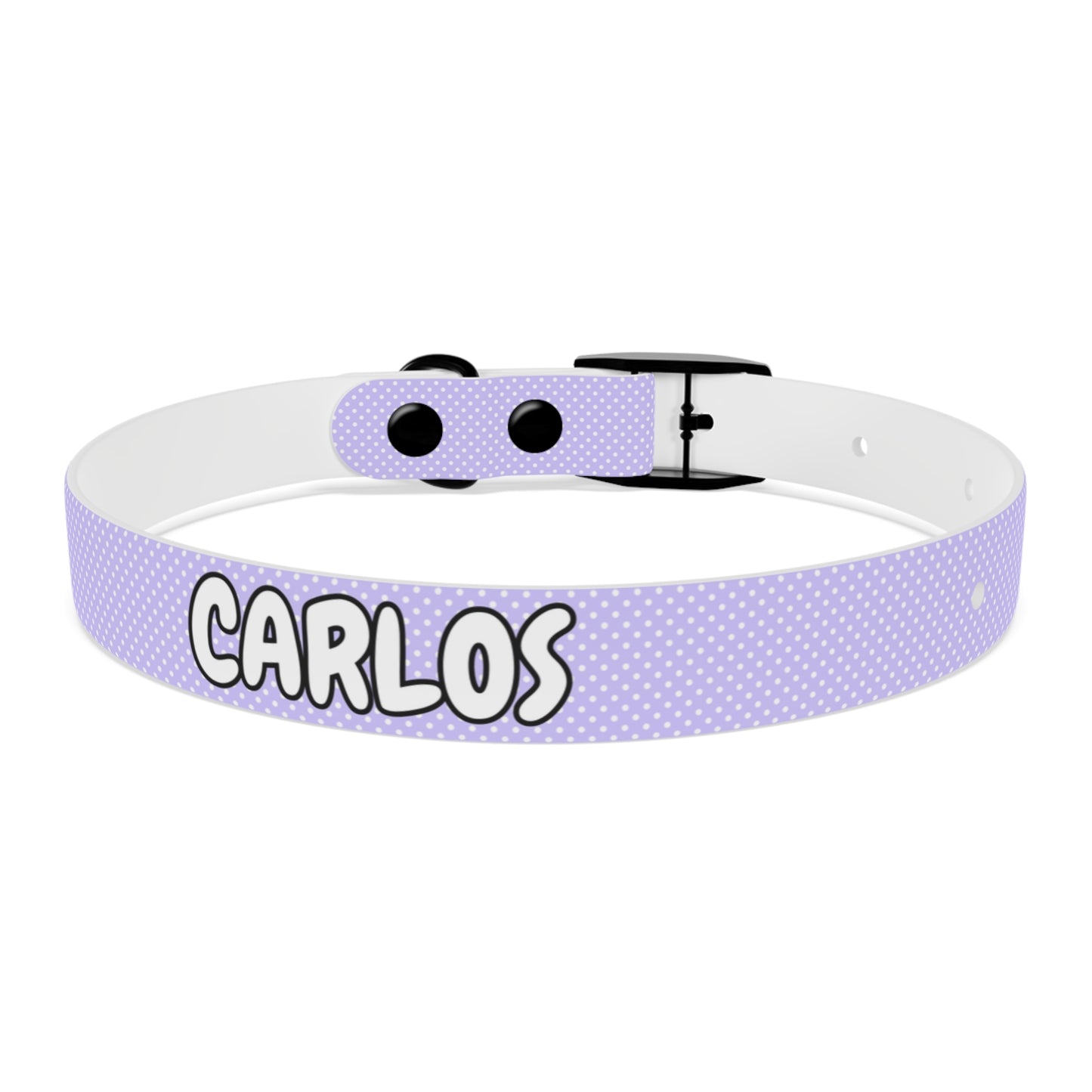 Custom Name Adjustable Pet Collar - Purple