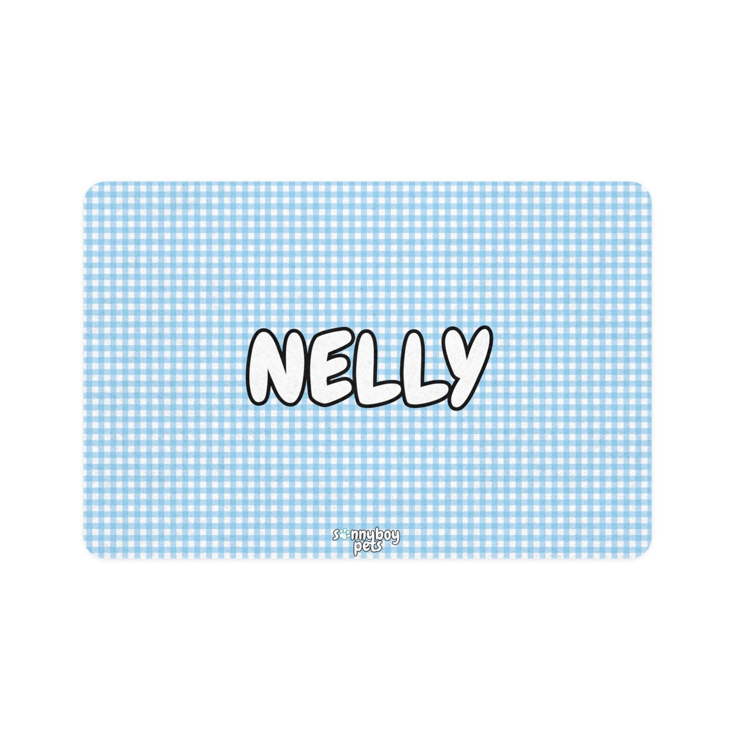 Custom Name Pet Food Mat