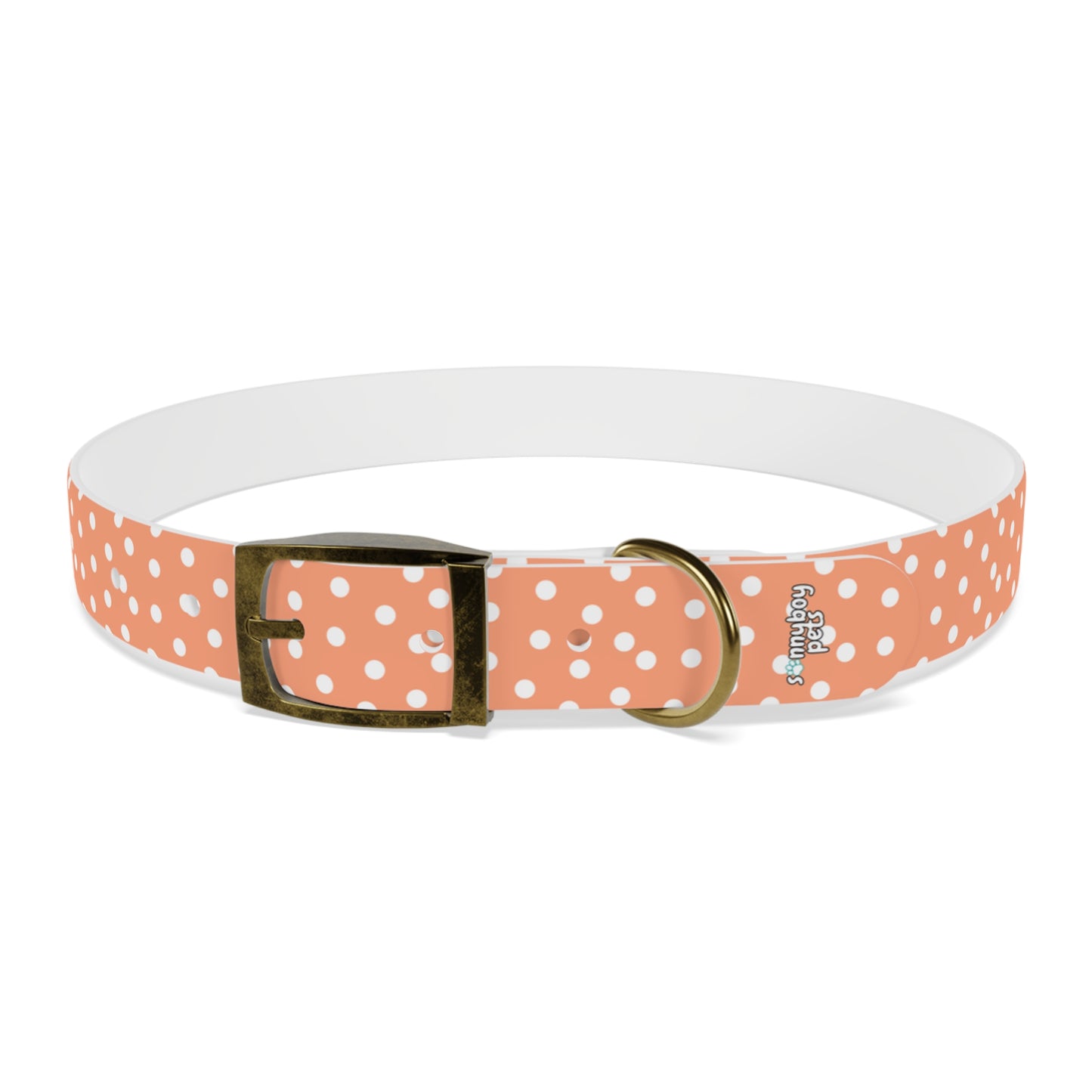 Custom Name Adjustable Pet Collar - Orange
