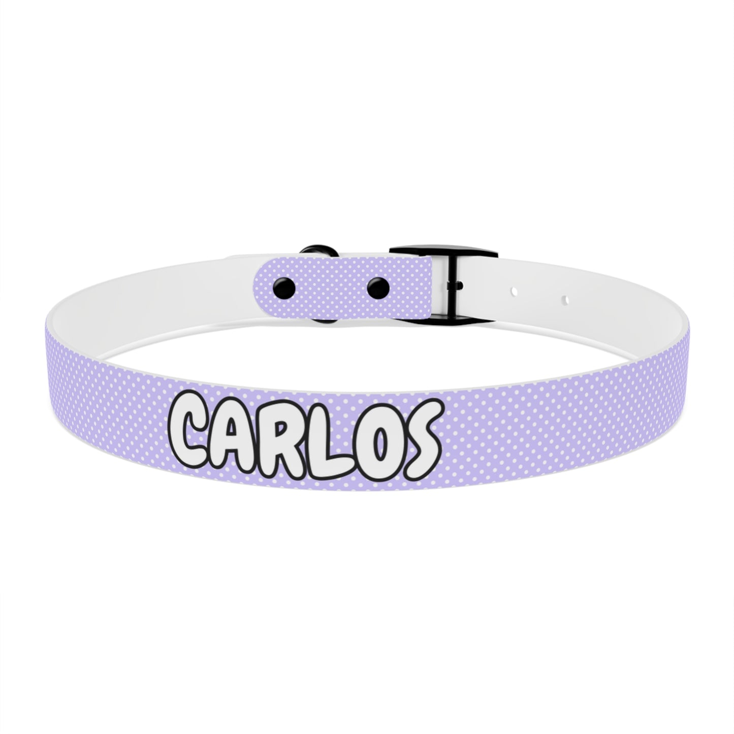 Custom Name Adjustable Pet Collar - Purple