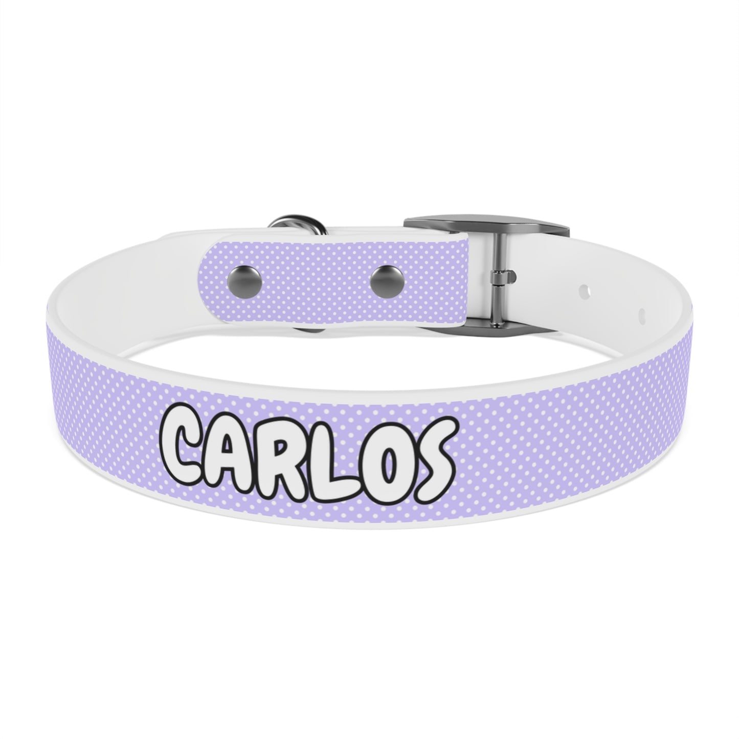 Custom Name Adjustable Pet Collar - Purple