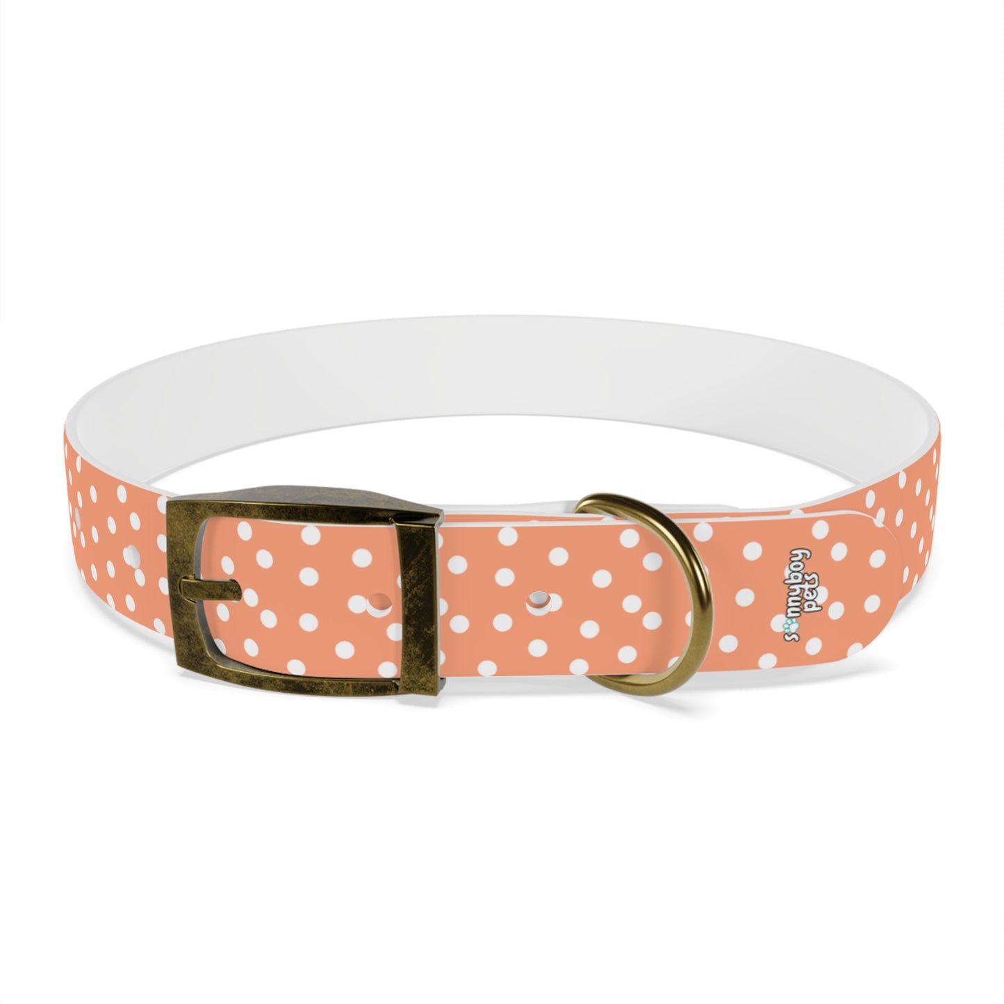 Custom Name Adjustable Pet Collar - Orange