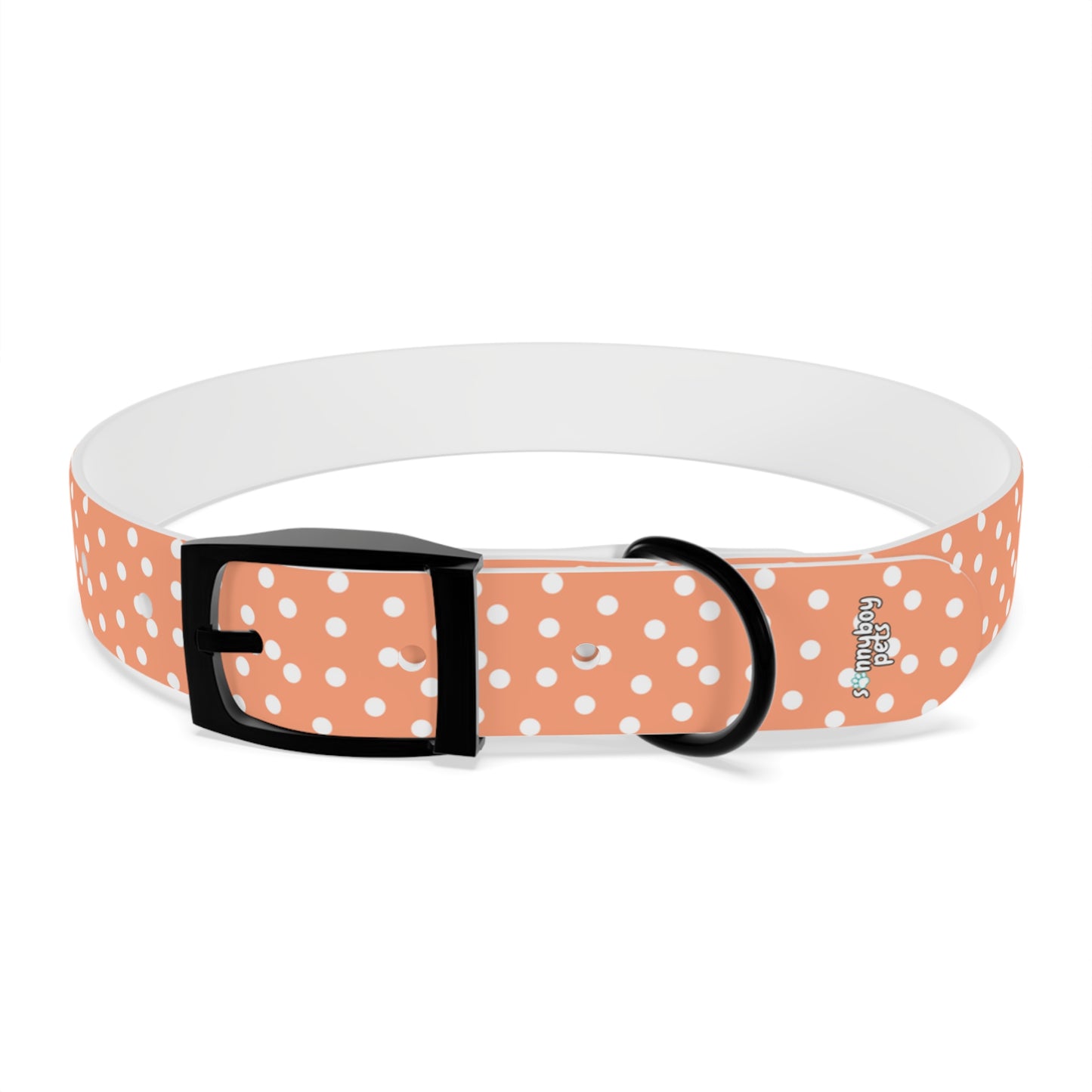 Custom Name Adjustable Pet Collar - Orange