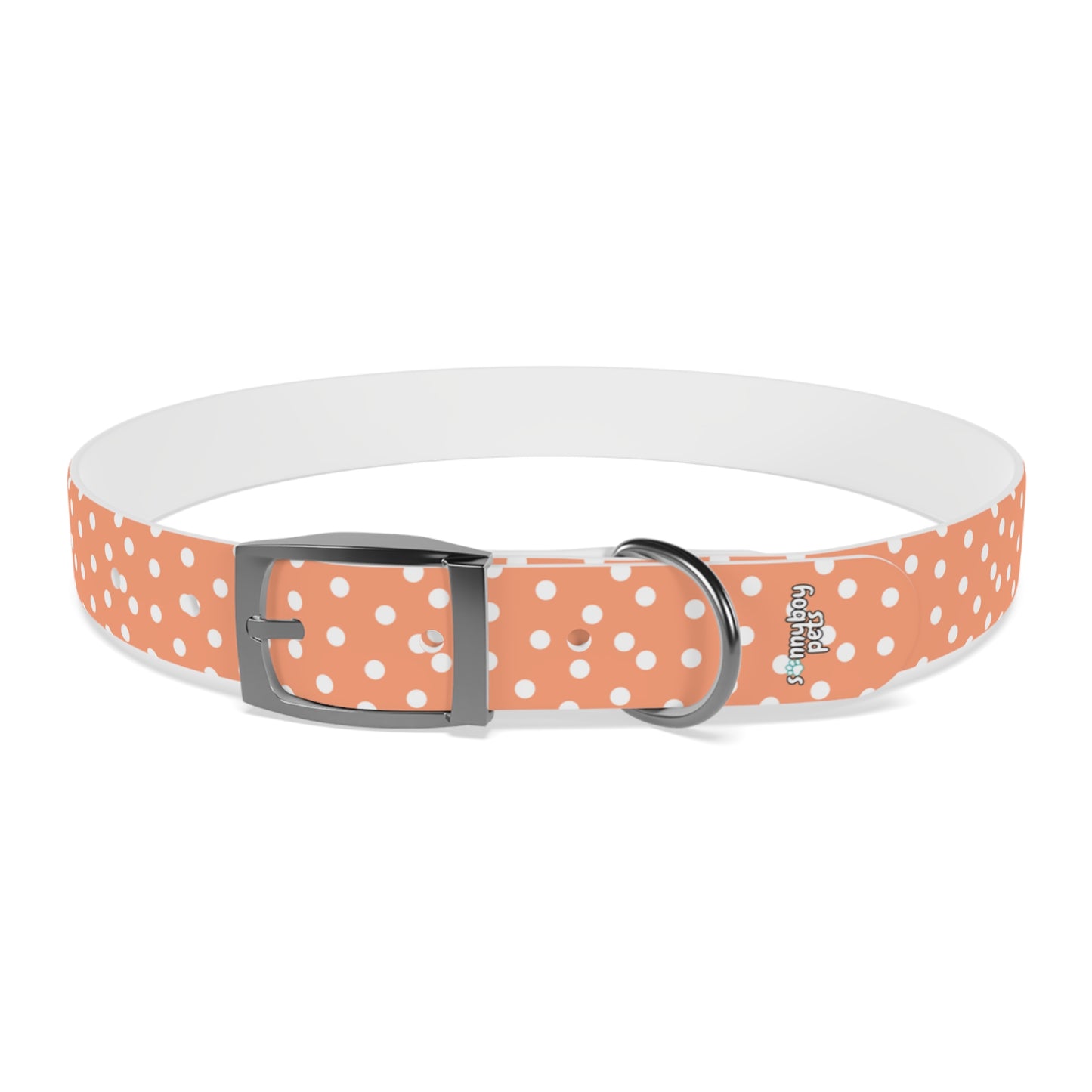 Custom Name Adjustable Pet Collar - Orange