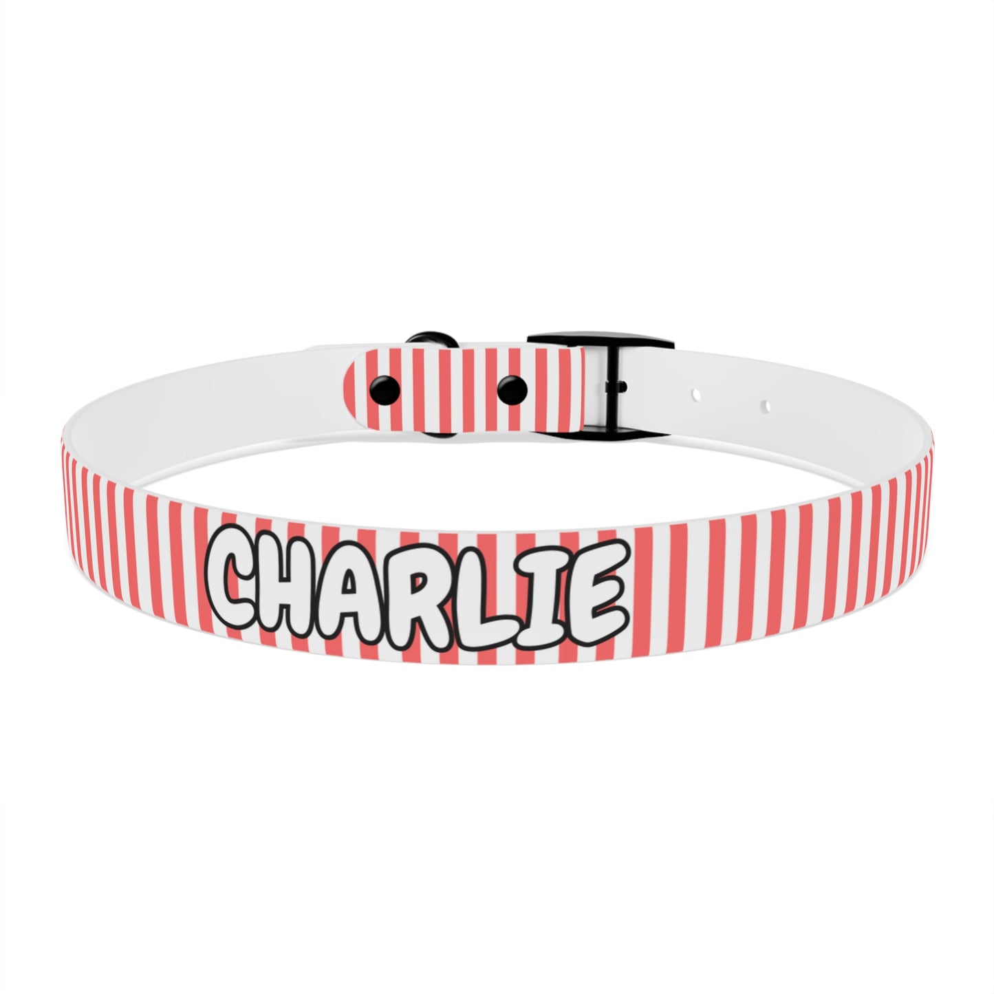 Custom Name Adjustable Pet Collar - Pink