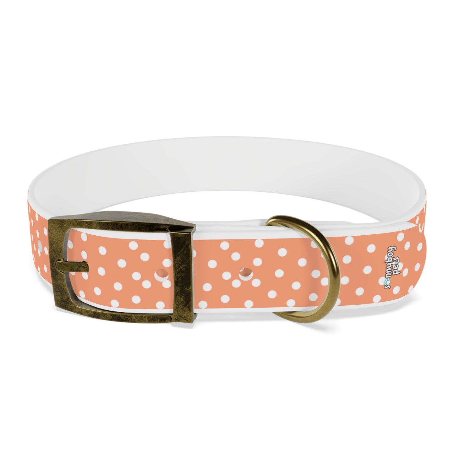 Custom Name Adjustable Pet Collar - Orange