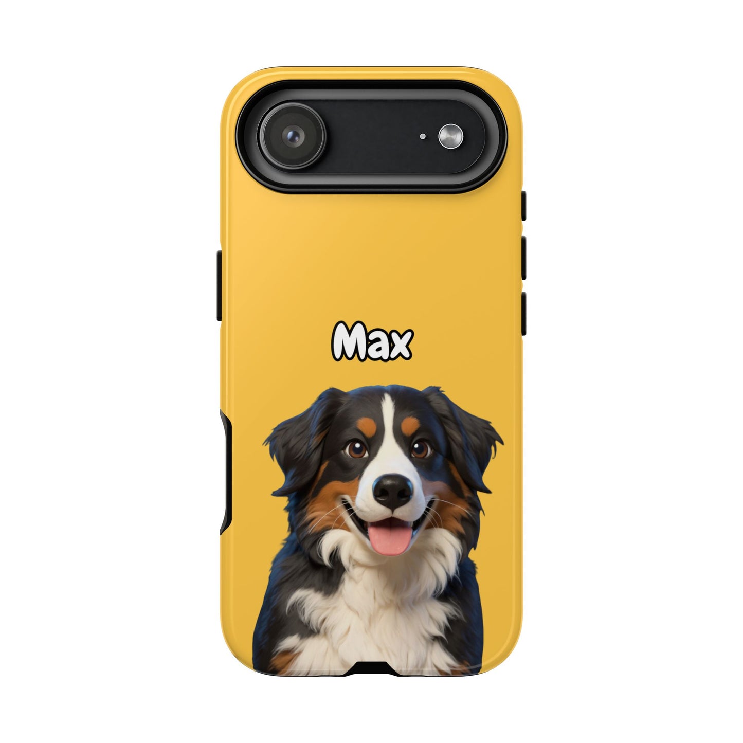 Custom Pet Portrait Tough iPhone Case - Yellow