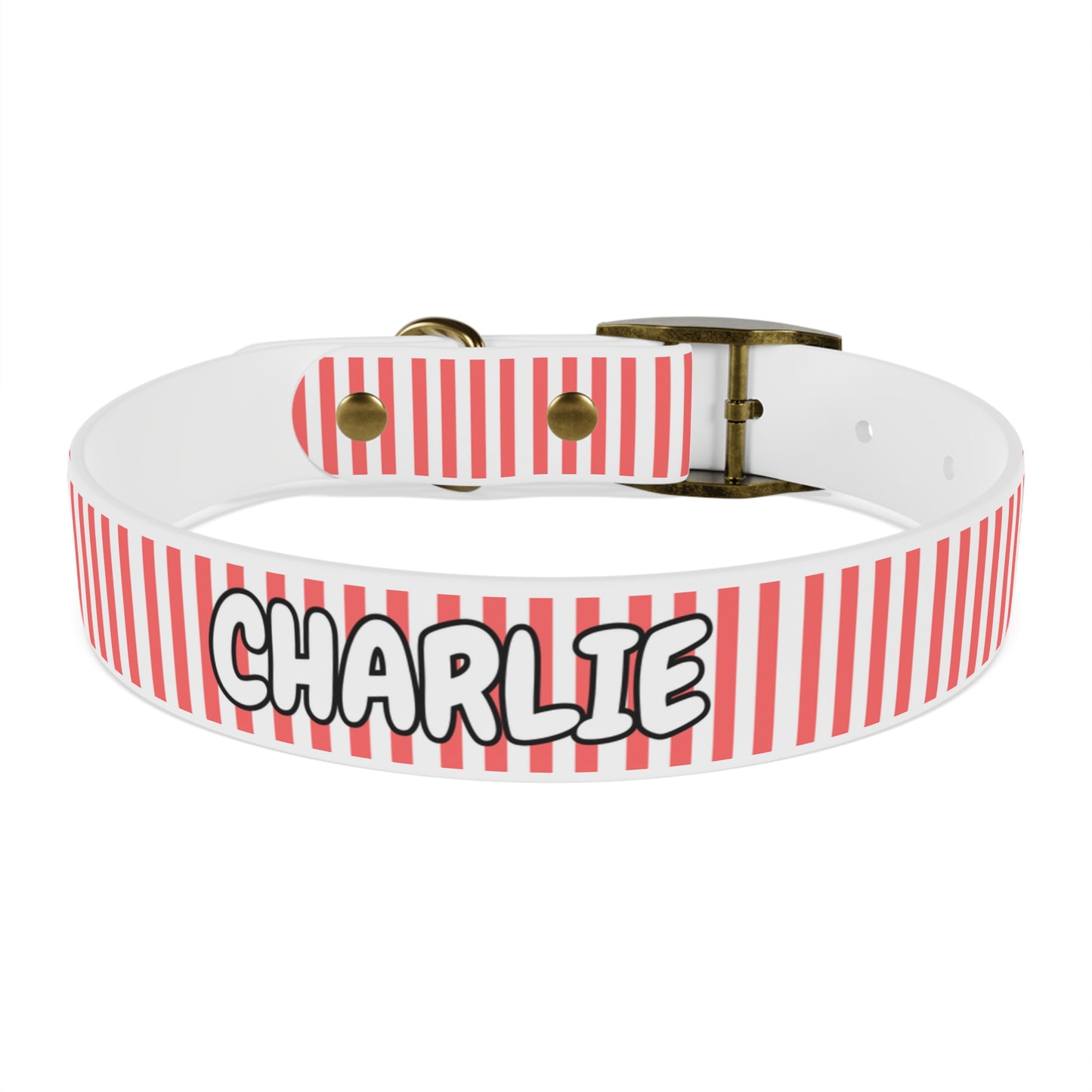 Custom Name Adjustable Pet Collar - Pink