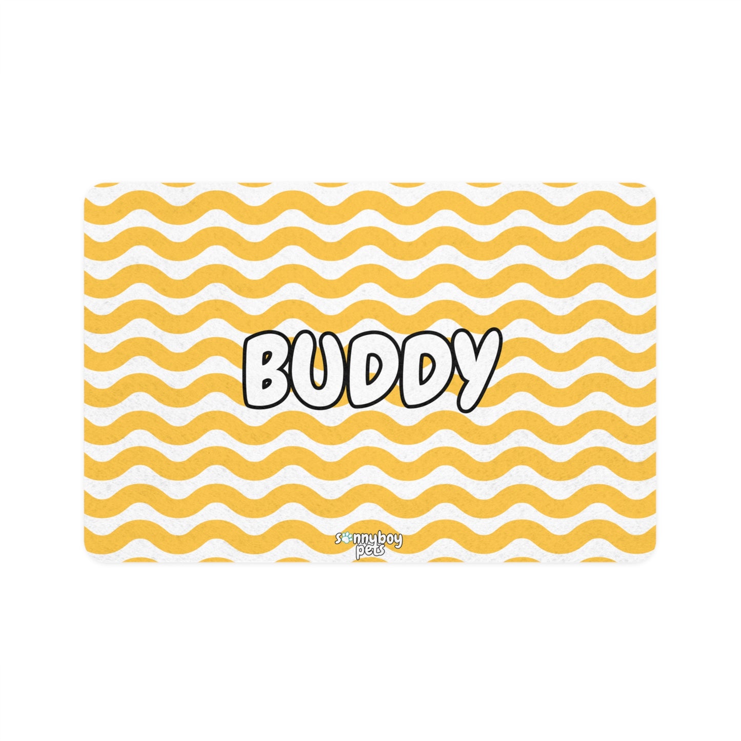 Custom Name Pet Food Mat