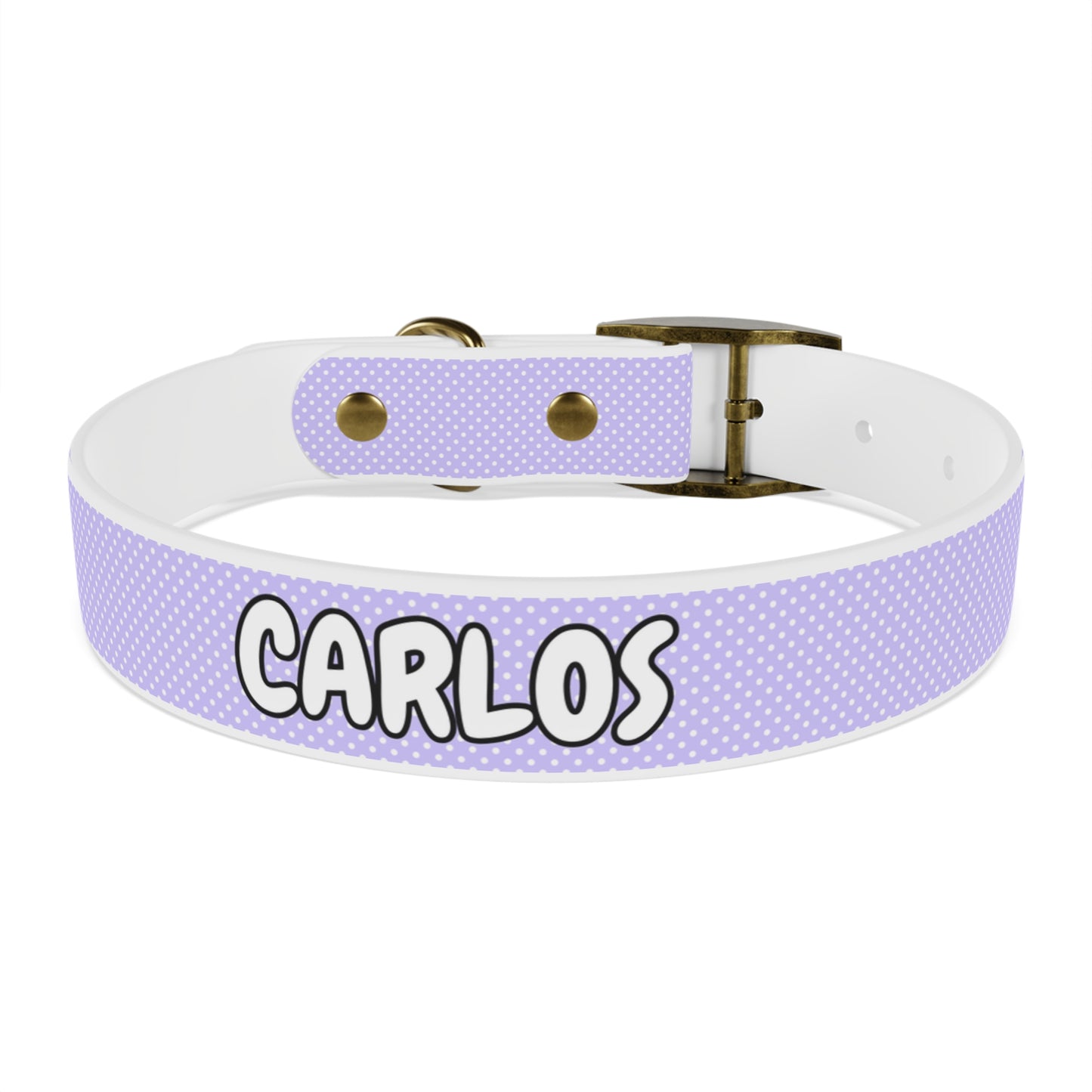 Custom Name Adjustable Pet Collar - Purple