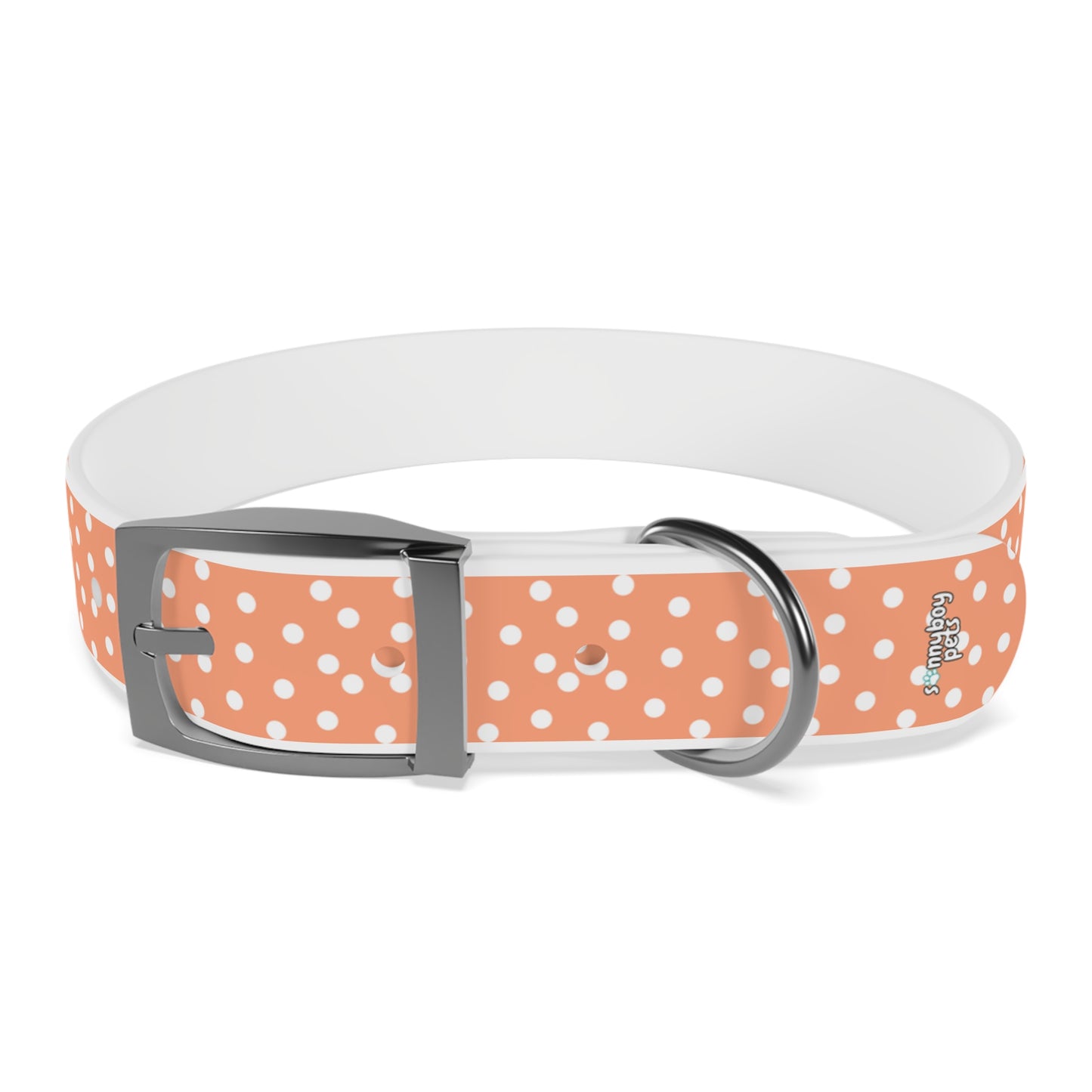 Custom Name Adjustable Pet Collar - Orange