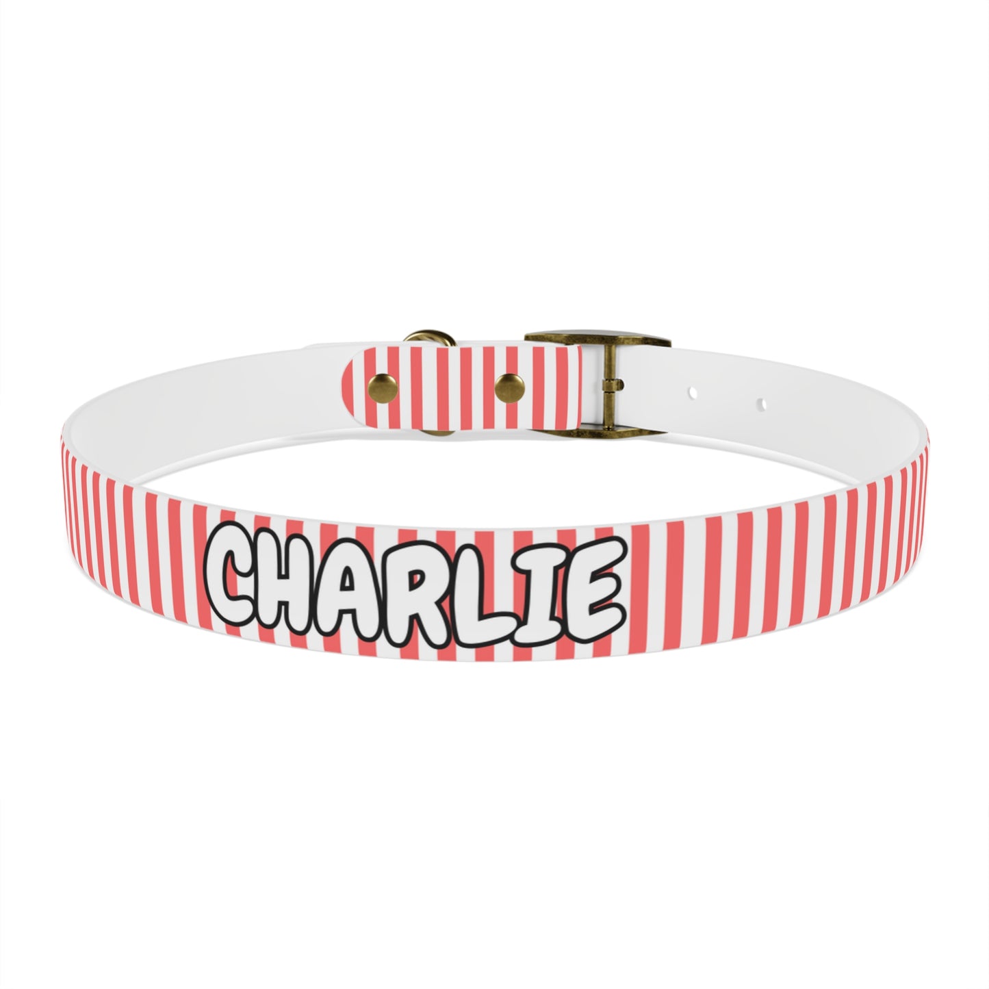 Custom Name Adjustable Pet Collar - Pink