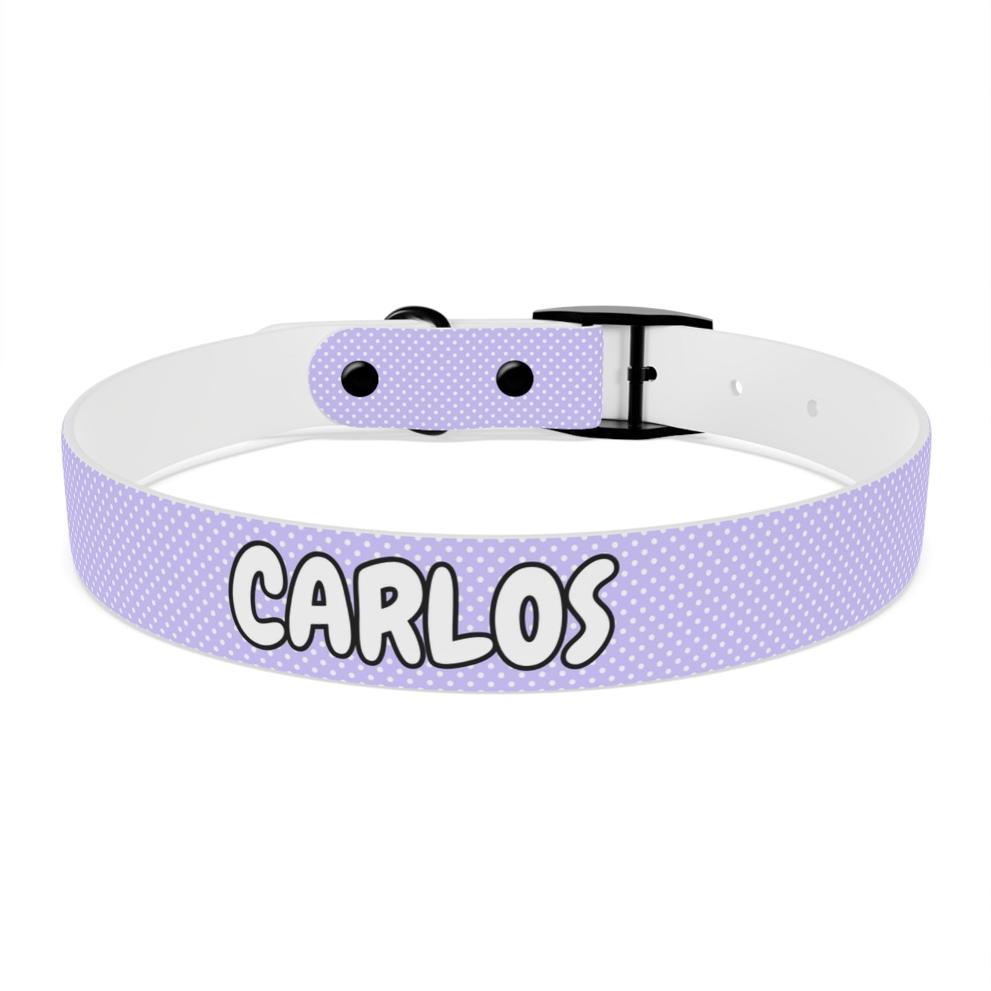 Custom Name Adjustable Pet Collar - Purple