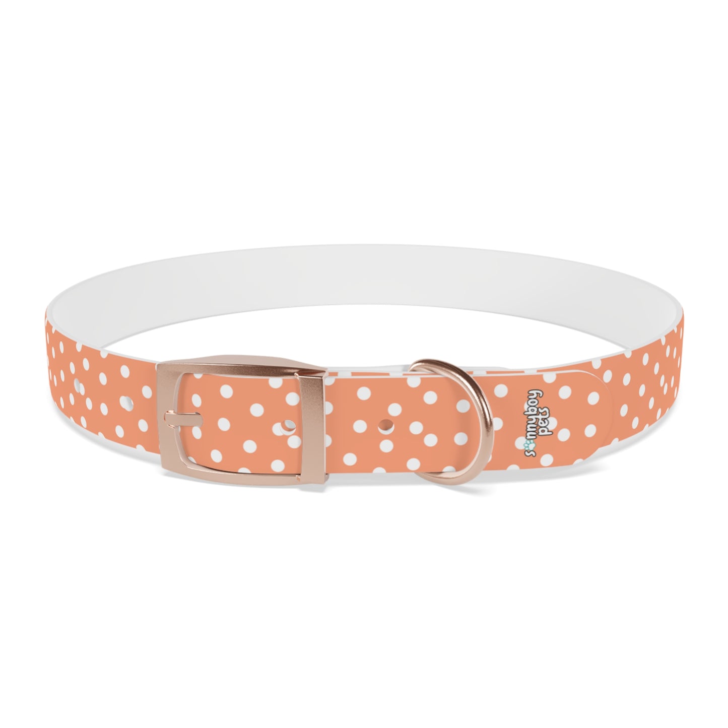Custom Name Adjustable Pet Collar - Orange
