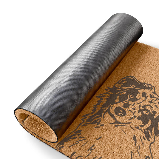 Funny Pet Doormat – “Hyperactive Fuck Knuckle Inside” Welcome Mat | Pet Lover Gift, Dog Owner Home Decor, Funny Housewarming Gift, Outdoor Entry Mat