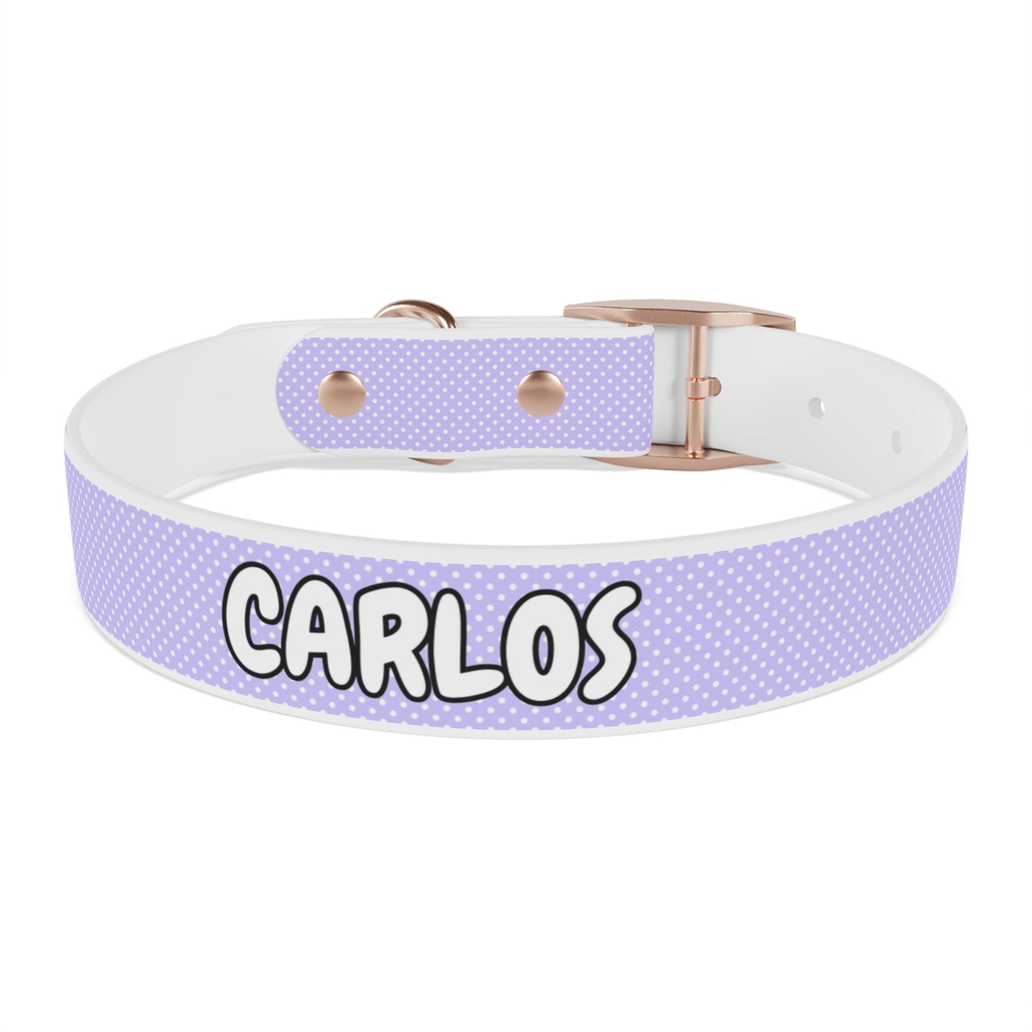 Custom Name Adjustable Pet Collar - Purple