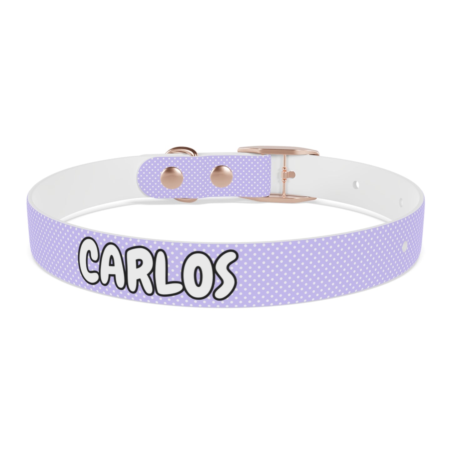 Custom Name Adjustable Pet Collar - Purple