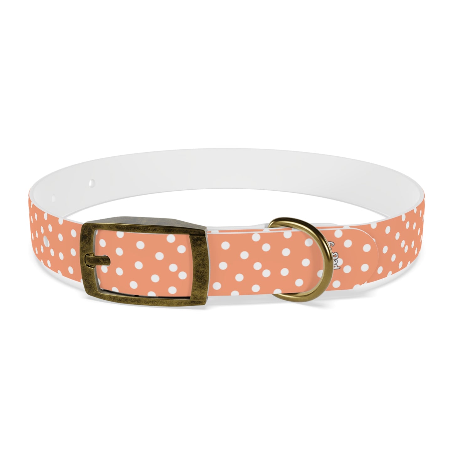 Custom Name Adjustable Pet Collar - Orange