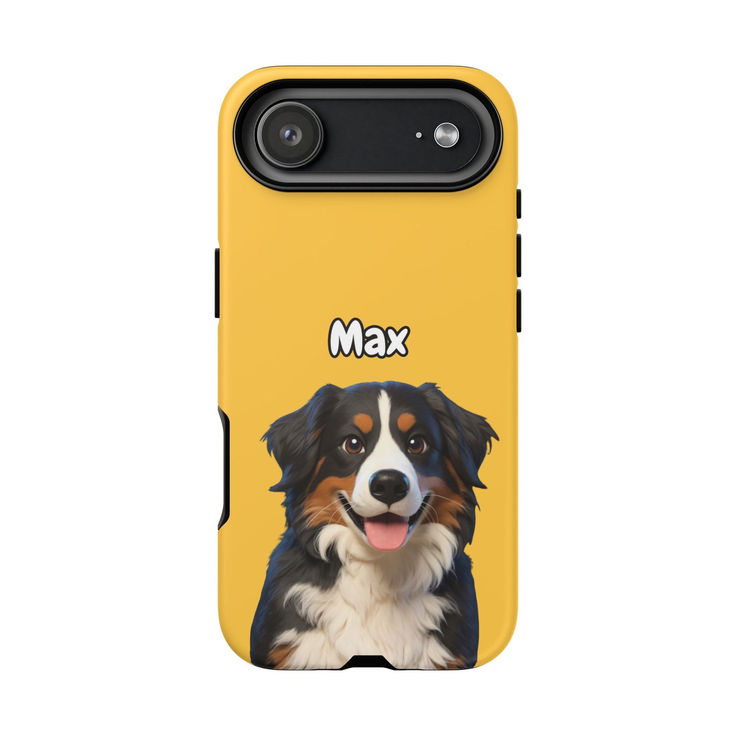 Custom Pet Portrait Tough iPhone Case - Yellow