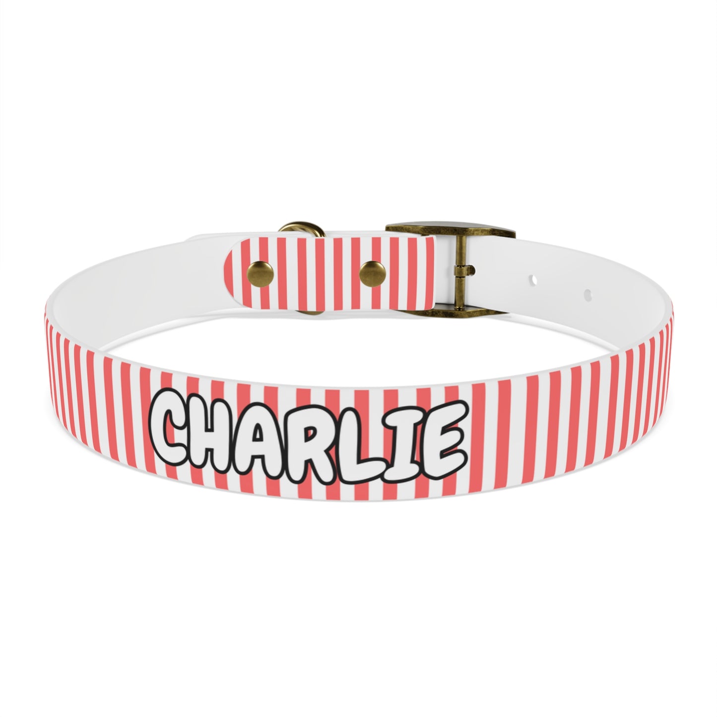 Custom Name Adjustable Pet Collar - Pink