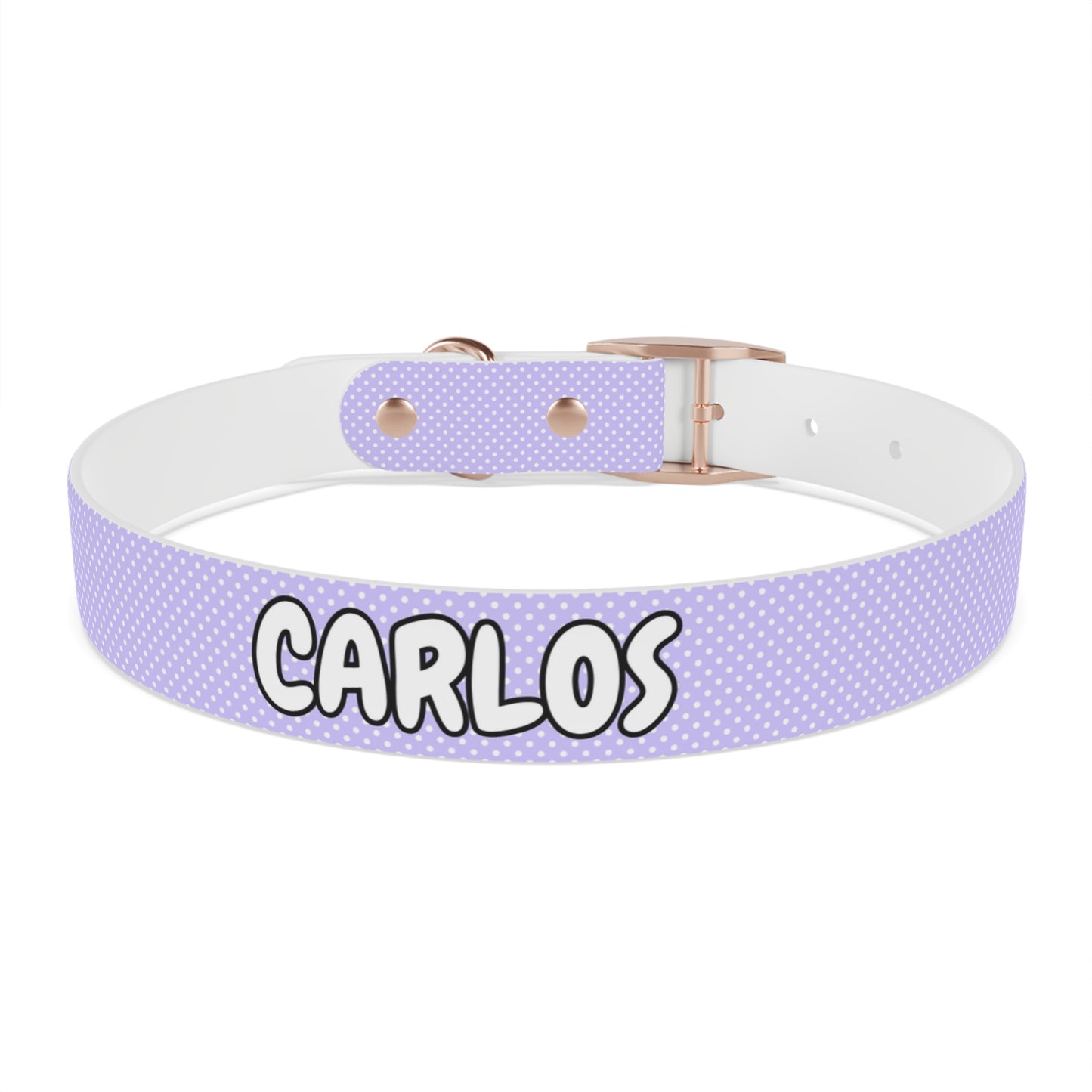 Custom Name Adjustable Pet Collar - Purple