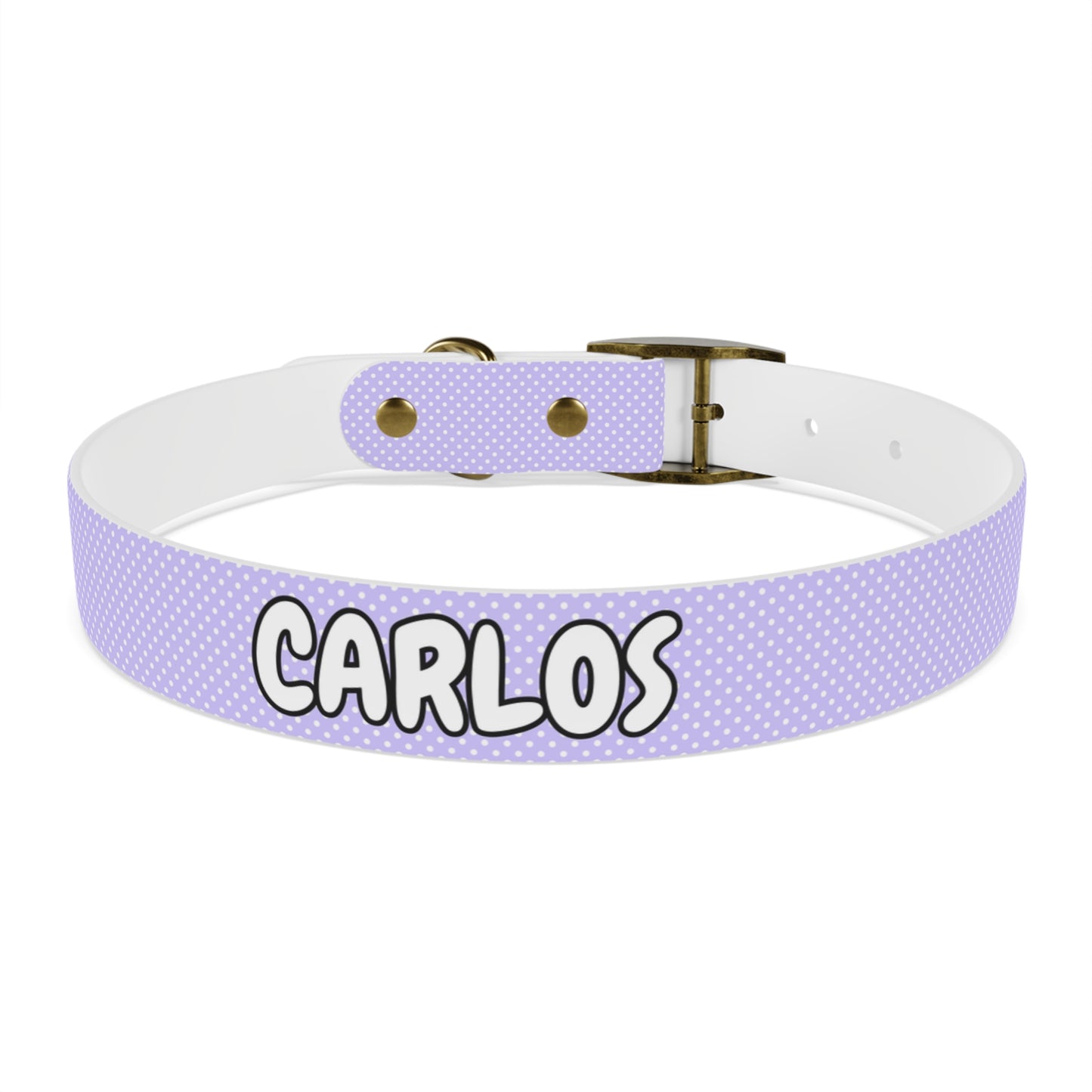 Custom Name Adjustable Pet Collar - Purple