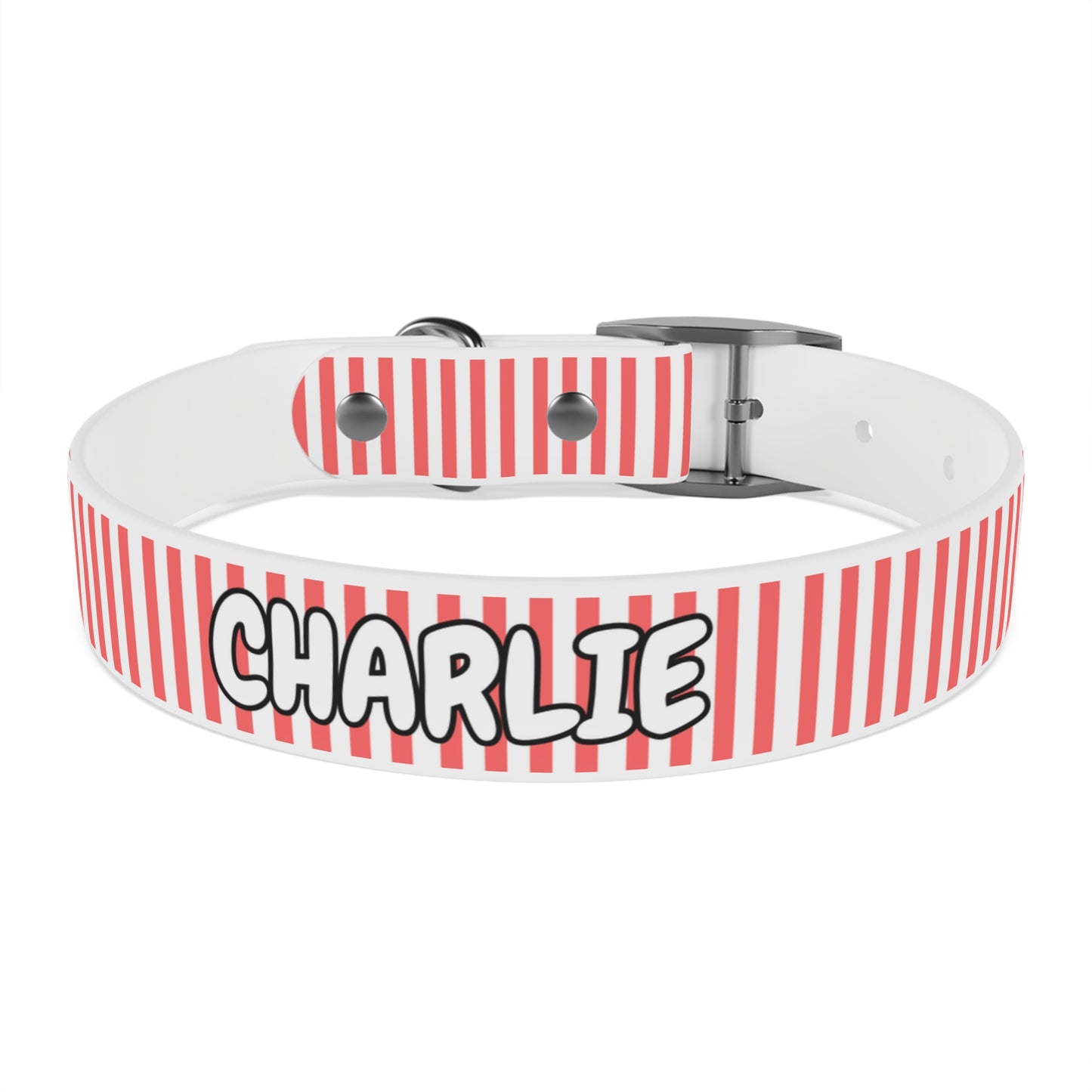 Custom Name Adjustable Pet Collar - Pink