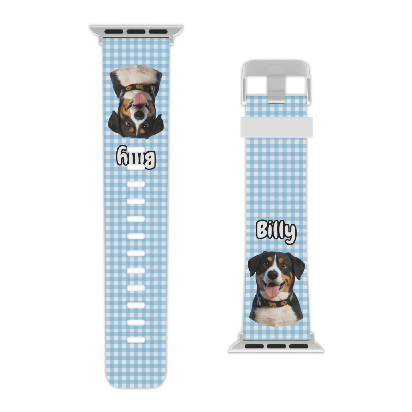 Custom Pet Apple Watch Band – Personalised Dog or Cat Watch Strap with Pet Name & Photo | Gift for Pet Lovers, iWatch Band Series 1–9 SE Ultra