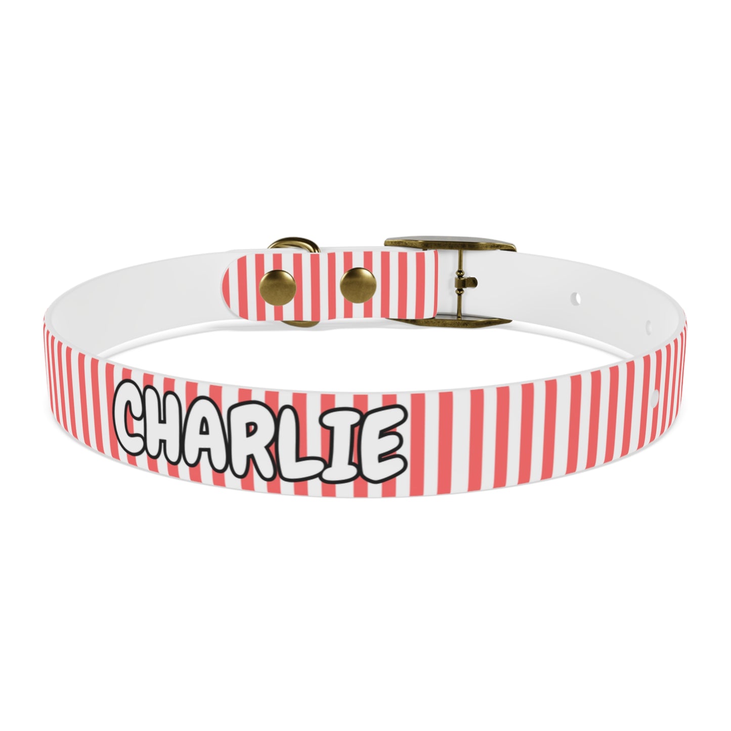 Custom Name Adjustable Pet Collar - Pink