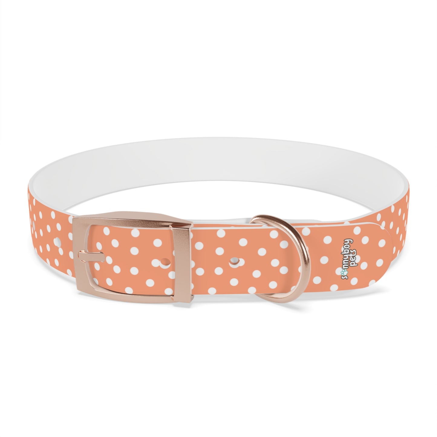 Custom Name Adjustable Pet Collar - Orange
