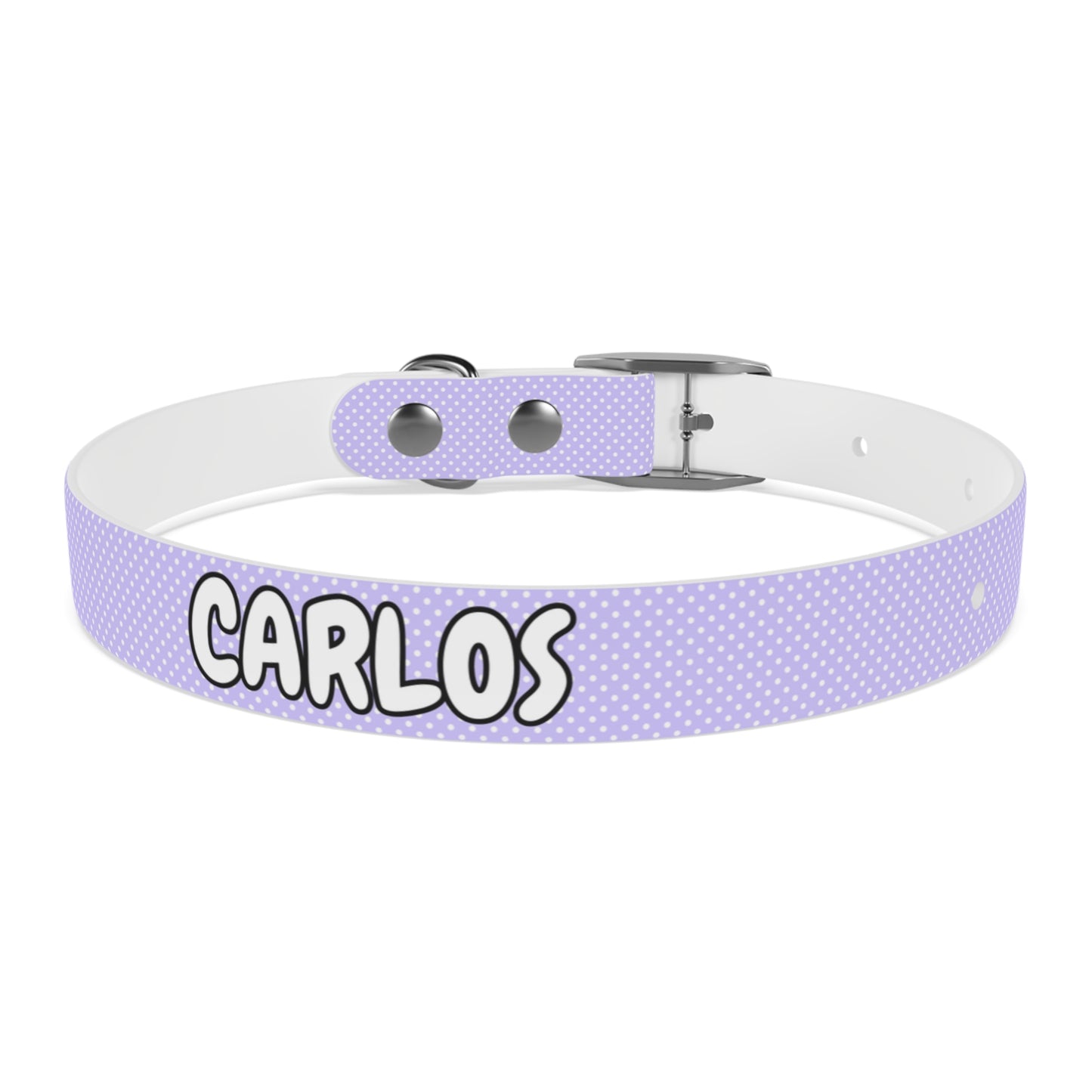 Custom Name Adjustable Pet Collar - Purple