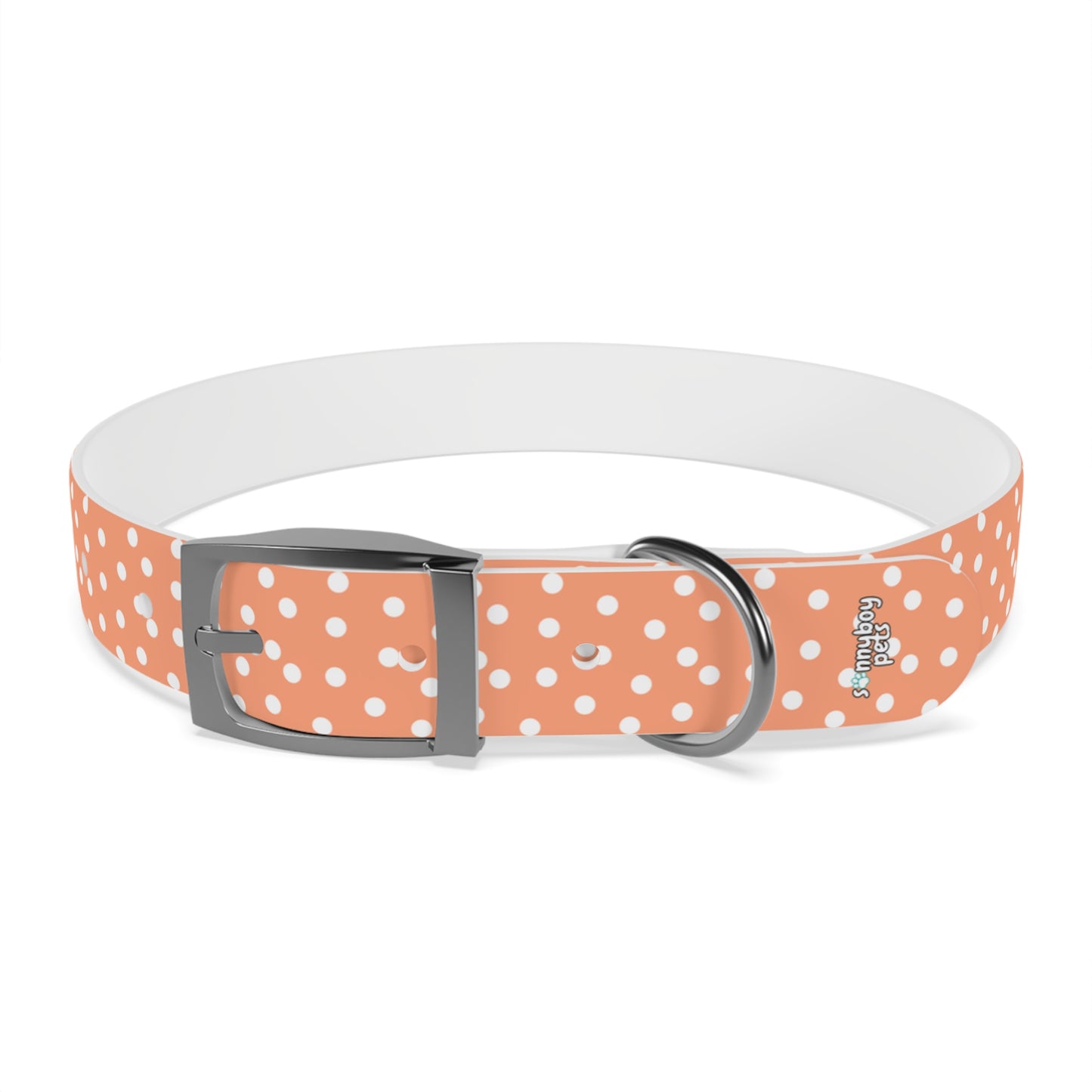 Custom Name Adjustable Pet Collar - Orange