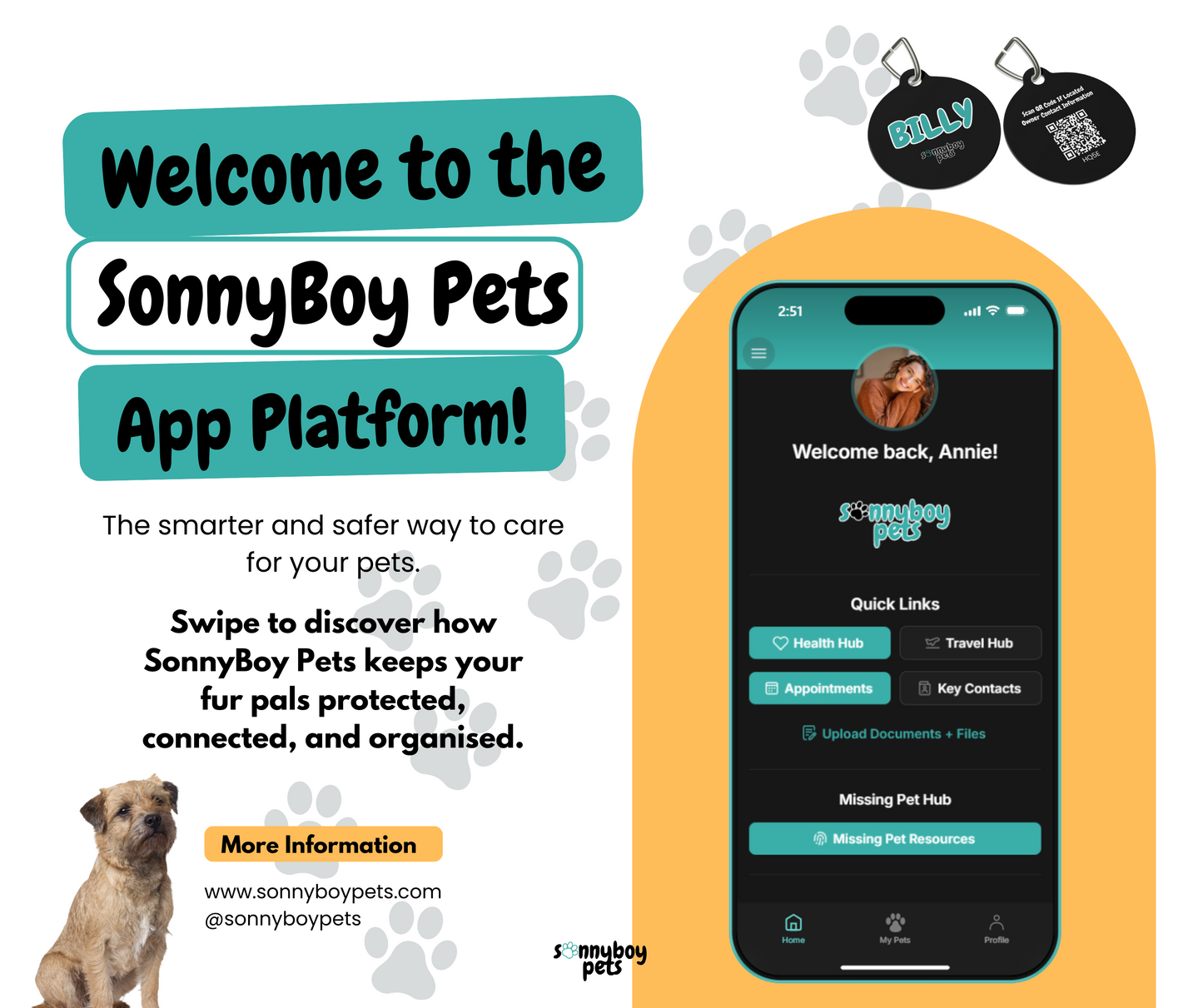 Smart QR Pet Tag
