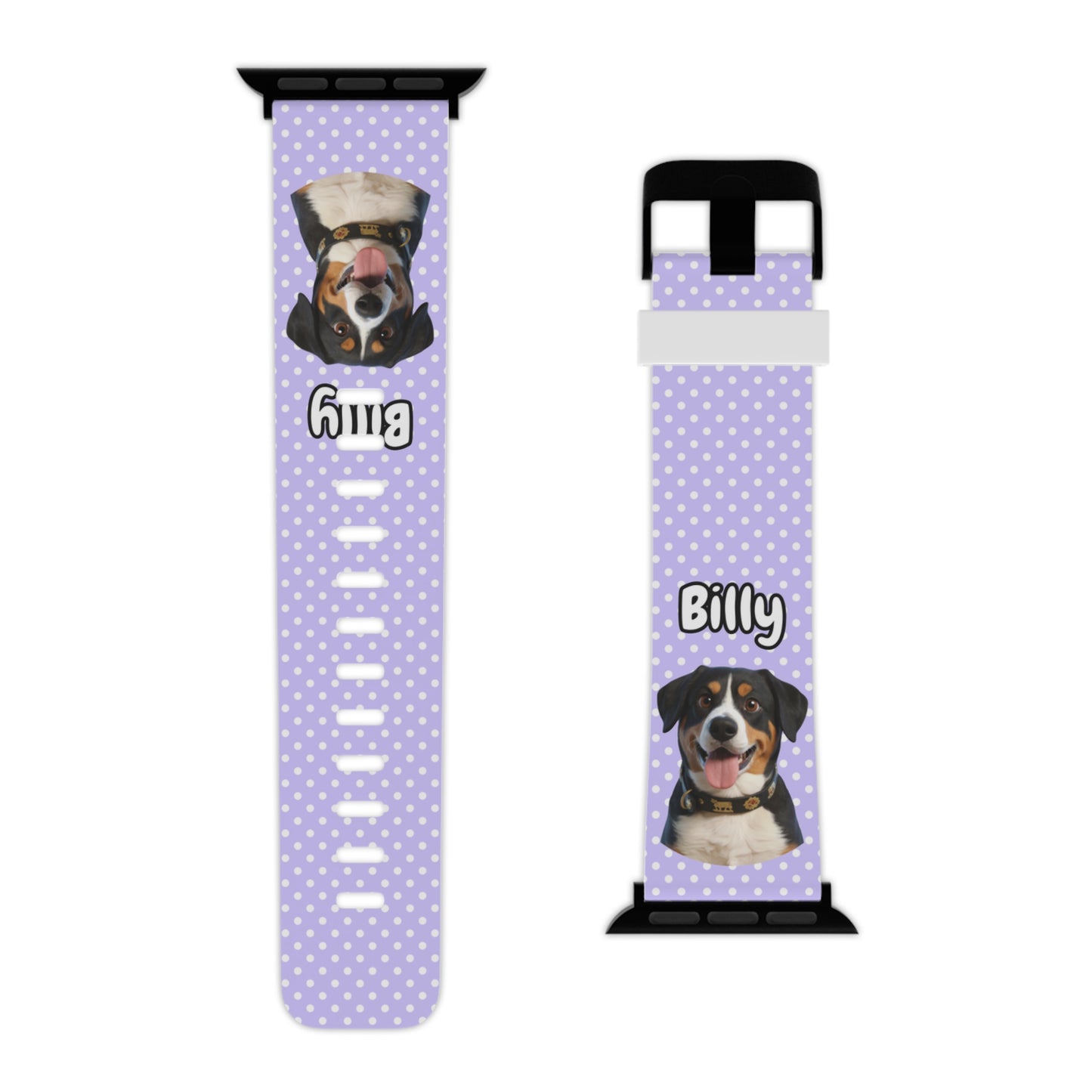 Custom Pet Apple Watch Band – Personalised Dog or Cat Watch Strap with Pet Name & Photo | Gift for Pet Lovers, iWatch Band Series 1–9 SE Ultra