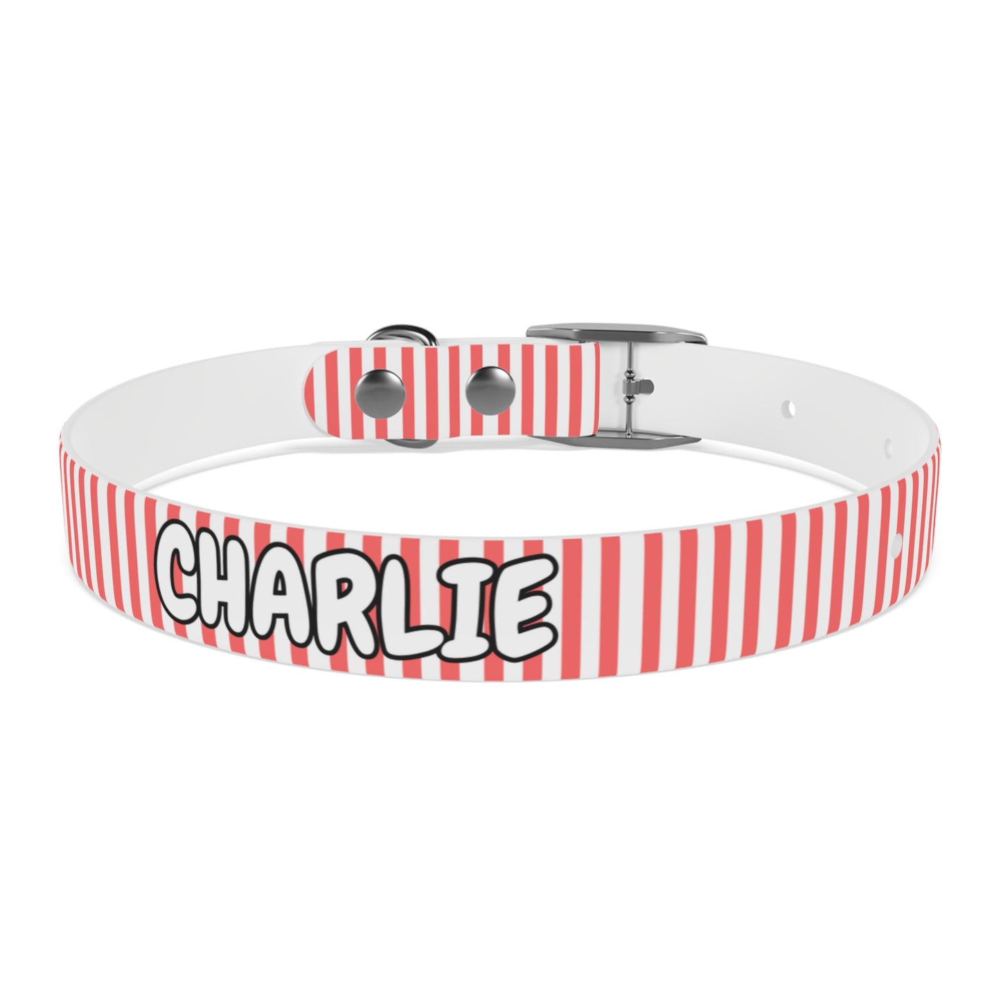 Custom Name Adjustable Pet Collar - Pink
