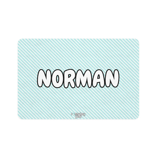 Custom Name Pet Food Mat