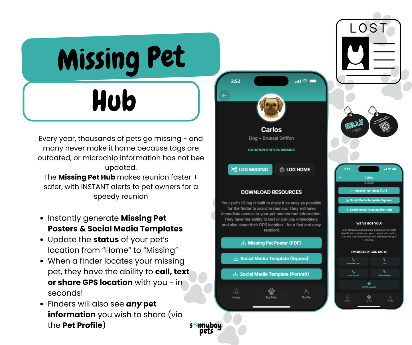 Smart QR Pet Tag