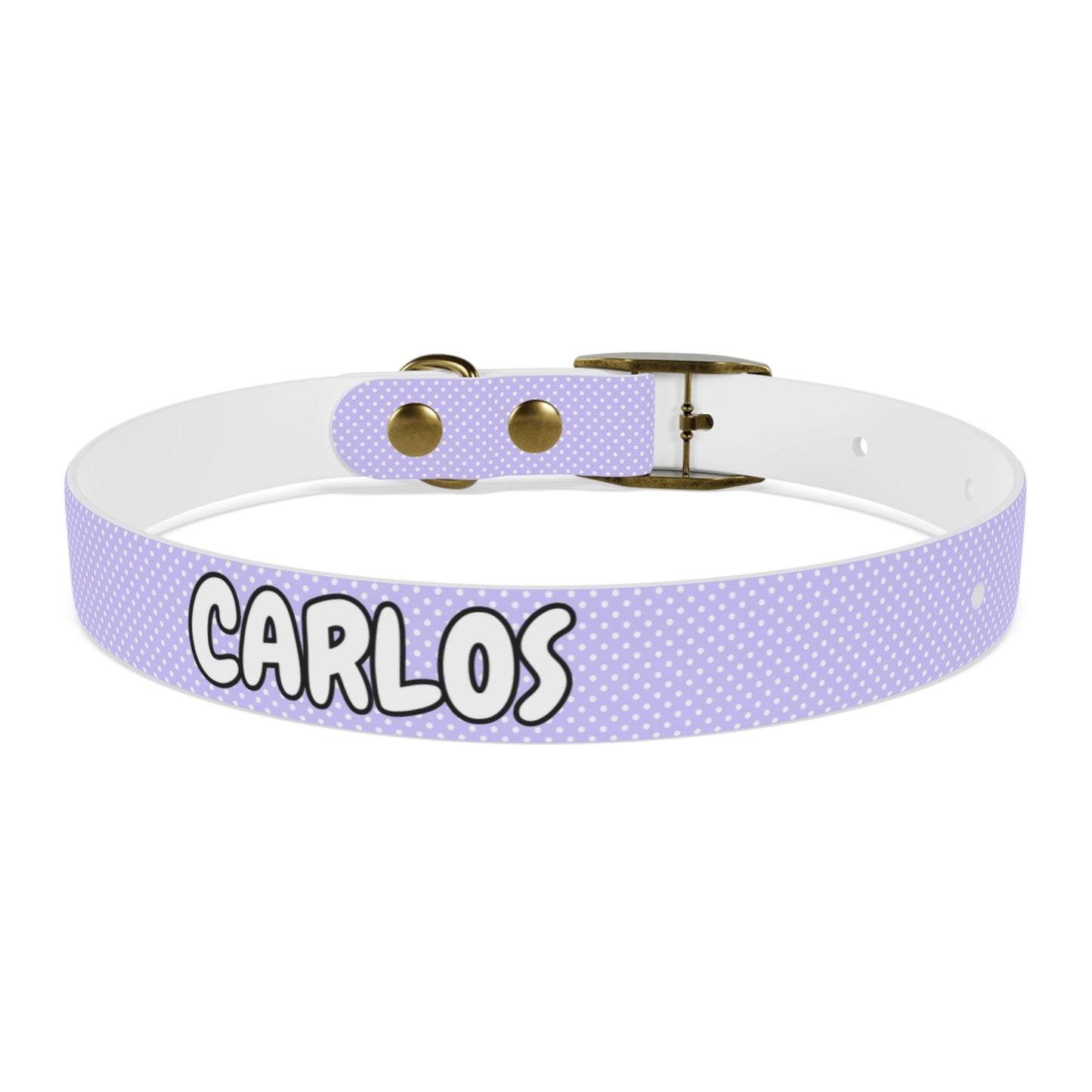 Custom Name Adjustable Pet Collar - Purple