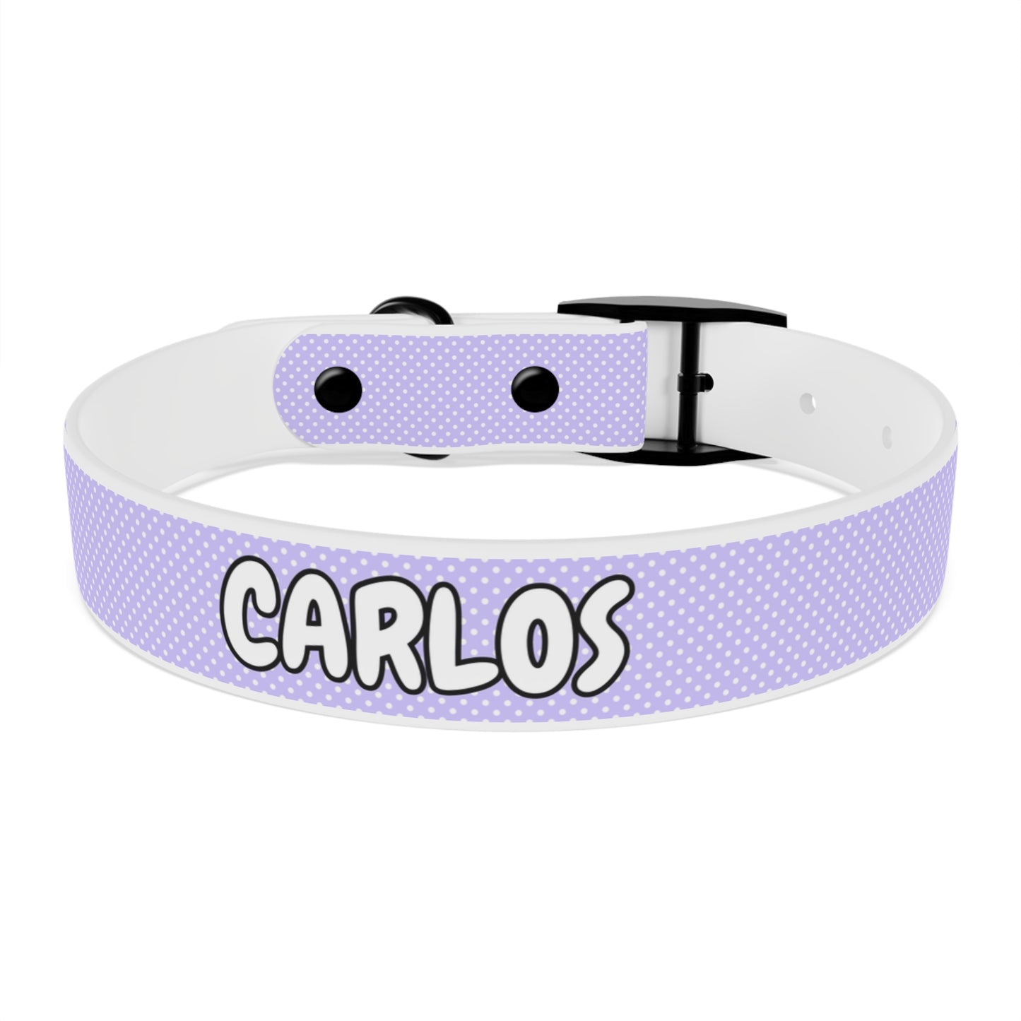 Custom Name Adjustable Pet Collar - Purple