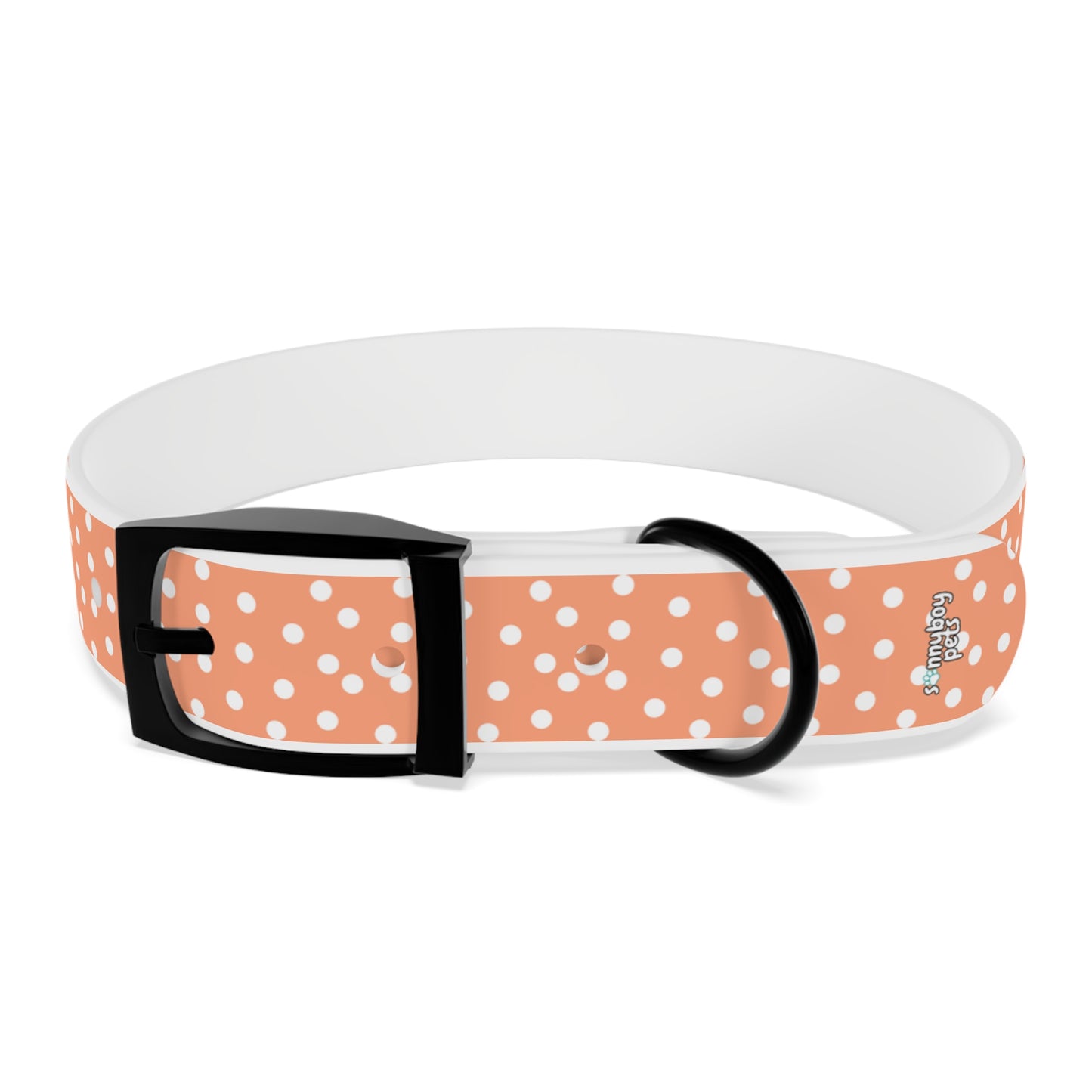 Custom Name Adjustable Pet Collar - Orange
