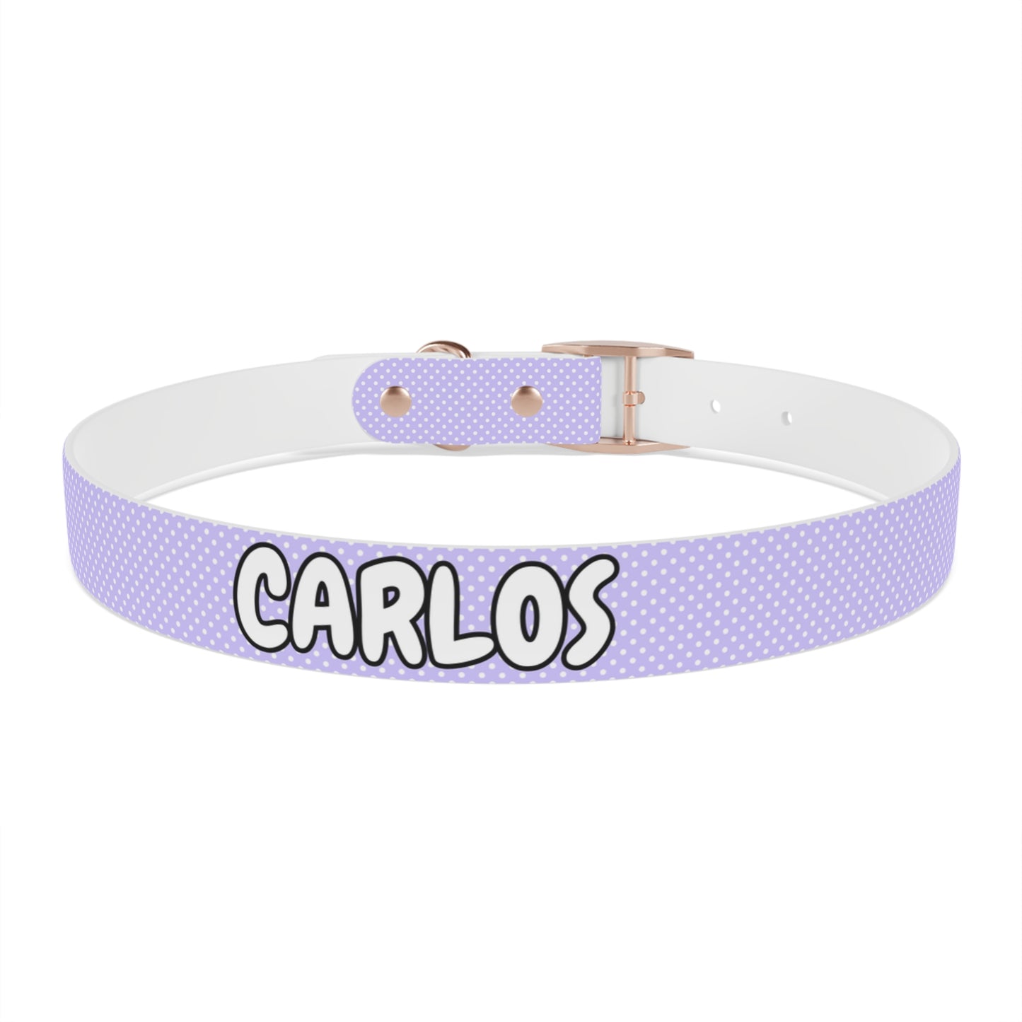 Custom Name Adjustable Pet Collar - Purple