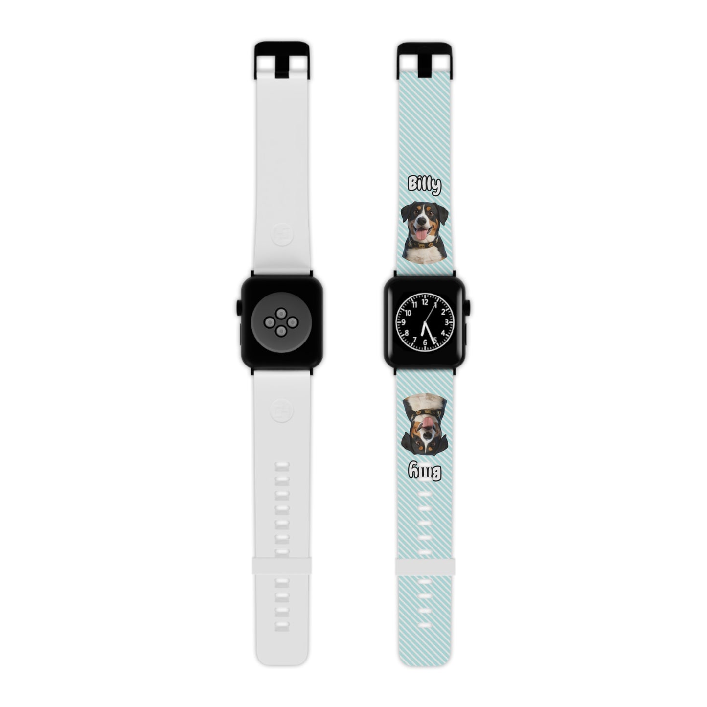 Custom Pet Apple Watch Band – Personalised Dog or Cat Watch Strap with Pet Name & Photo | Gift for Pet Lovers, iWatch Band Series 1–9 SE Ultra