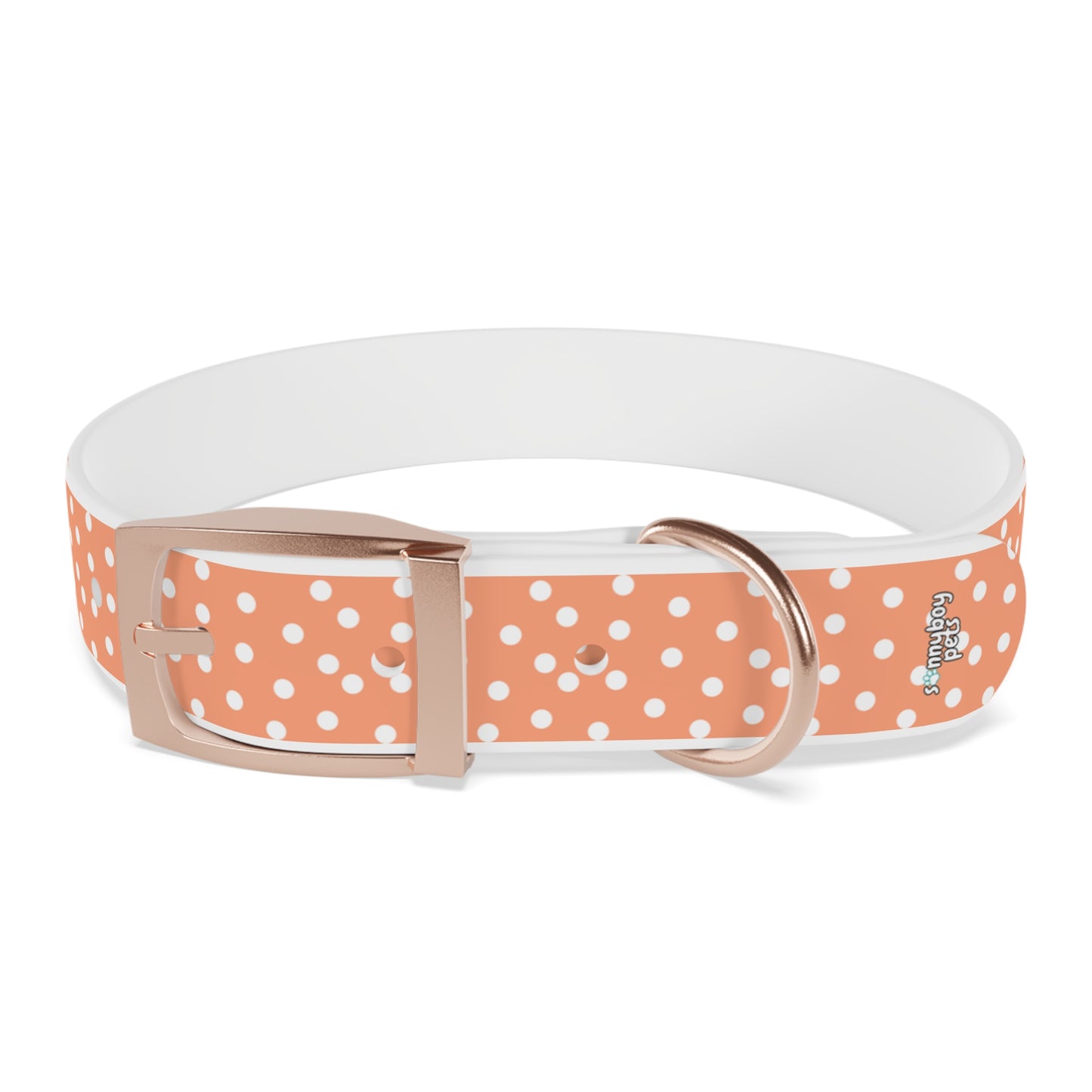 Custom Name Adjustable Pet Collar - Orange