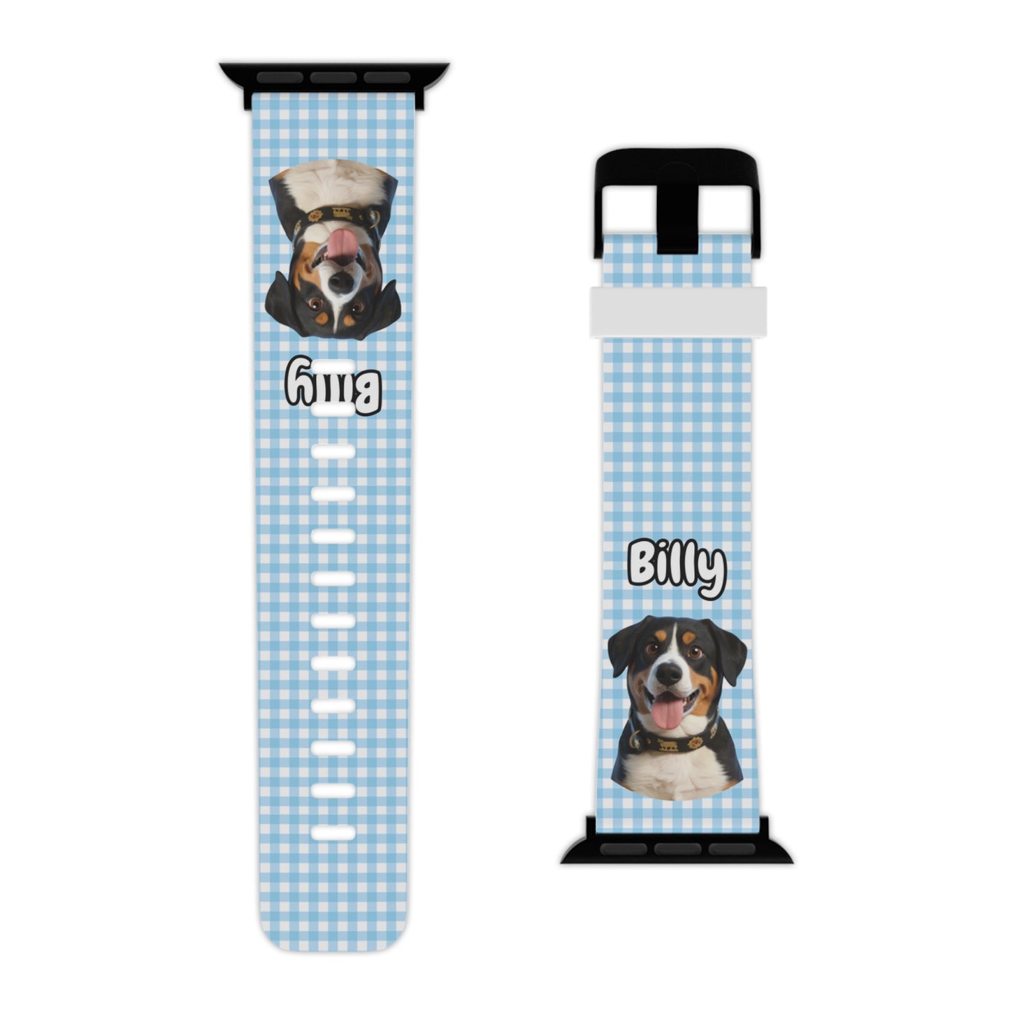 Custom Pet Apple Watch Band – Personalised Dog or Cat Watch Strap with Pet Name & Photo | Gift for Pet Lovers, iWatch Band Series 1–9 SE Ultra